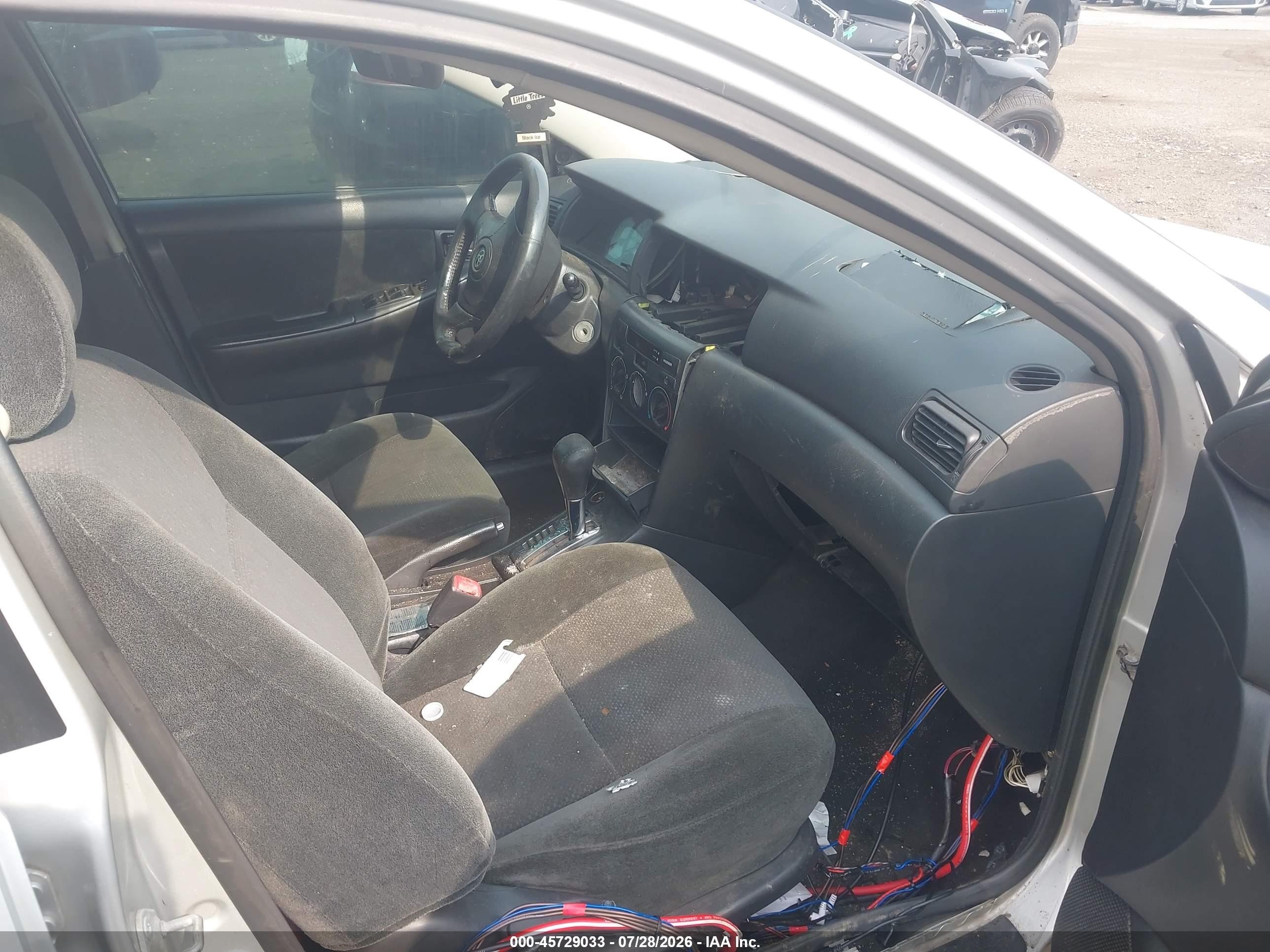 2004 Toyota Corolla S Silver vin: 2T1BR32E94C288587