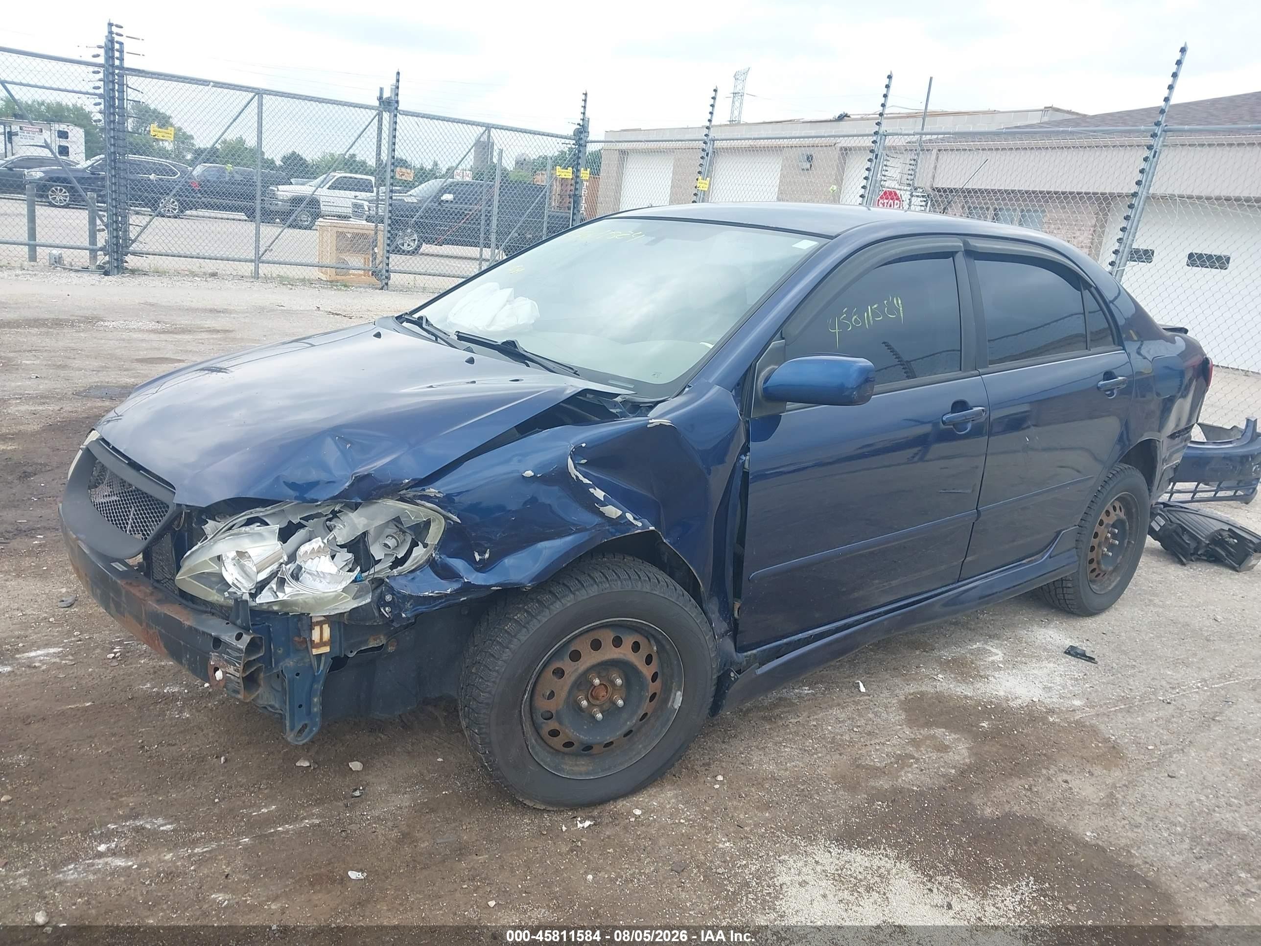 2004 Toyota Corolla Le Dark Blue vin: 2T1BR32E94C297709