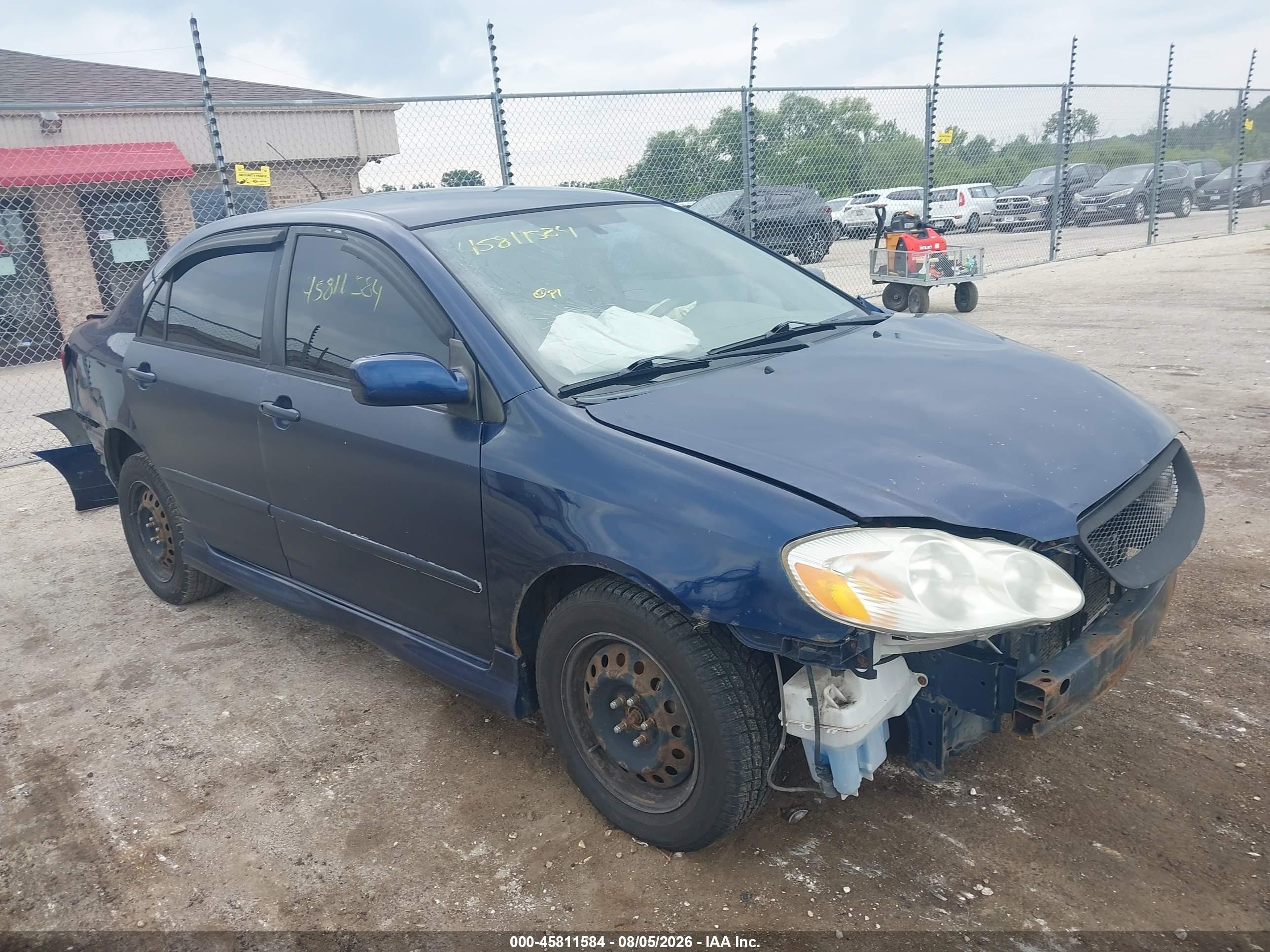 2004 Toyota Corolla Le Dark Blue vin: 2T1BR32E94C297709