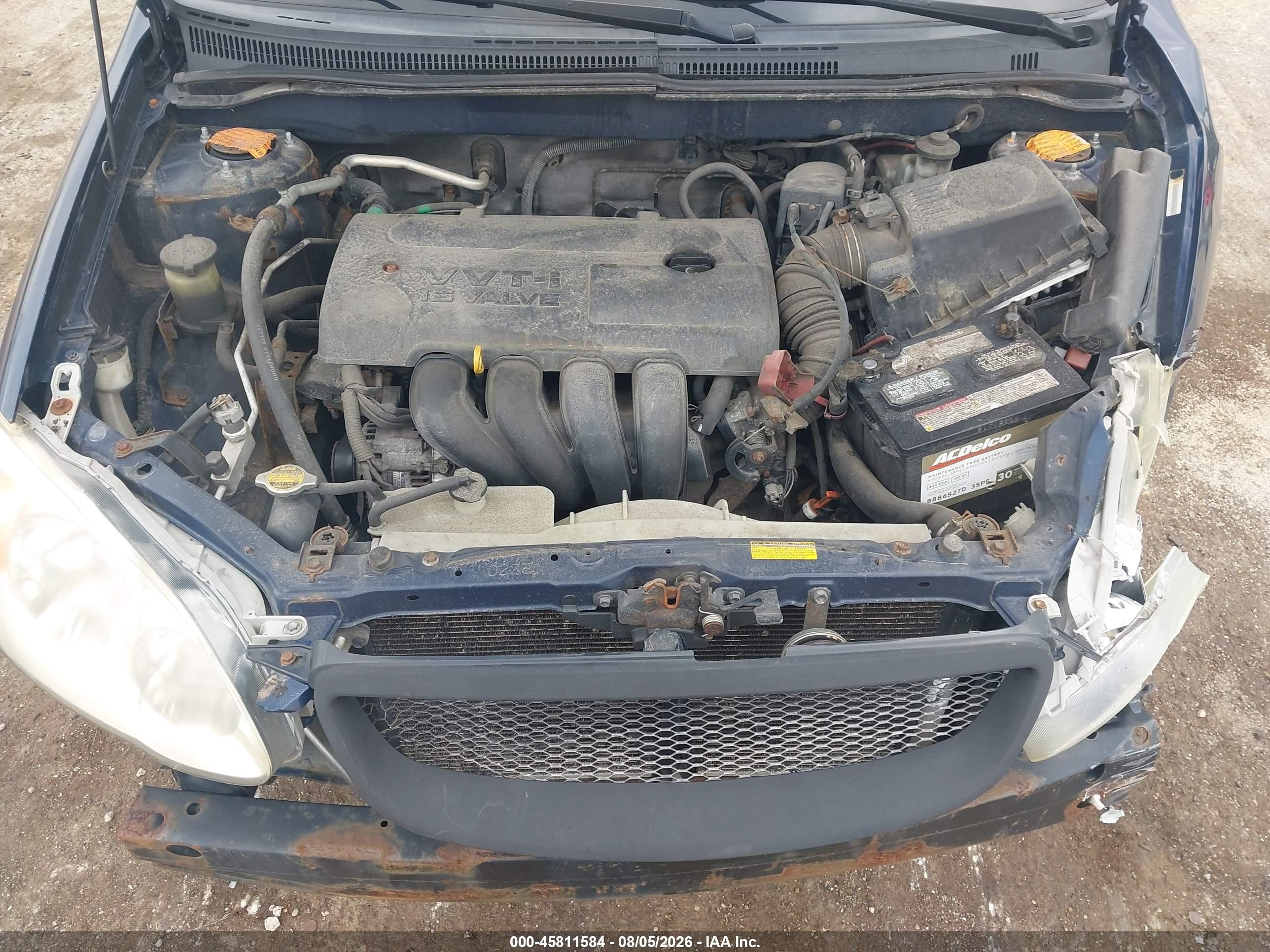 2004 Toyota Corolla Le Dark Blue vin: 2T1BR32E94C297709