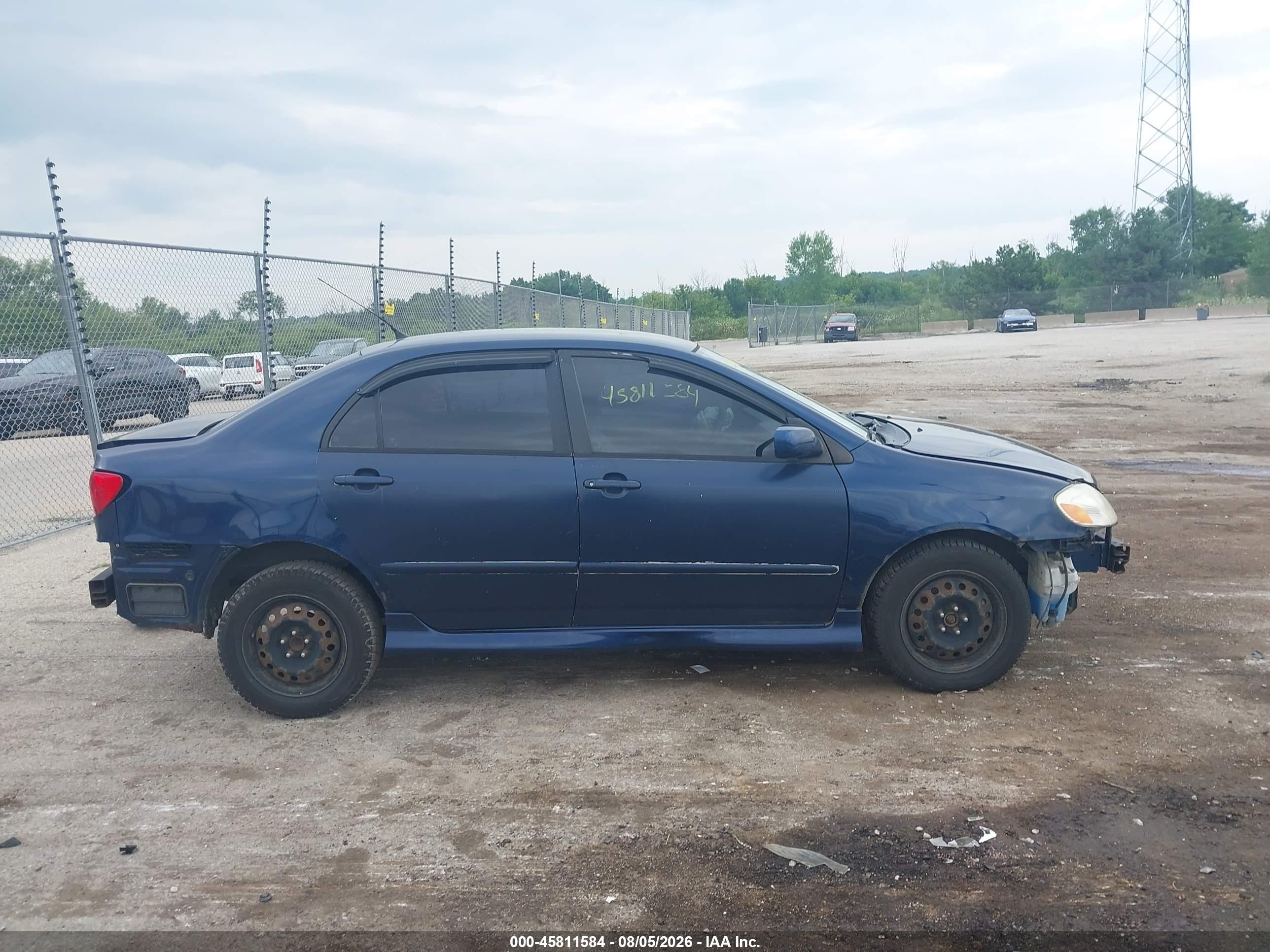 2004 Toyota Corolla Le Dark Blue vin: 2T1BR32E94C297709