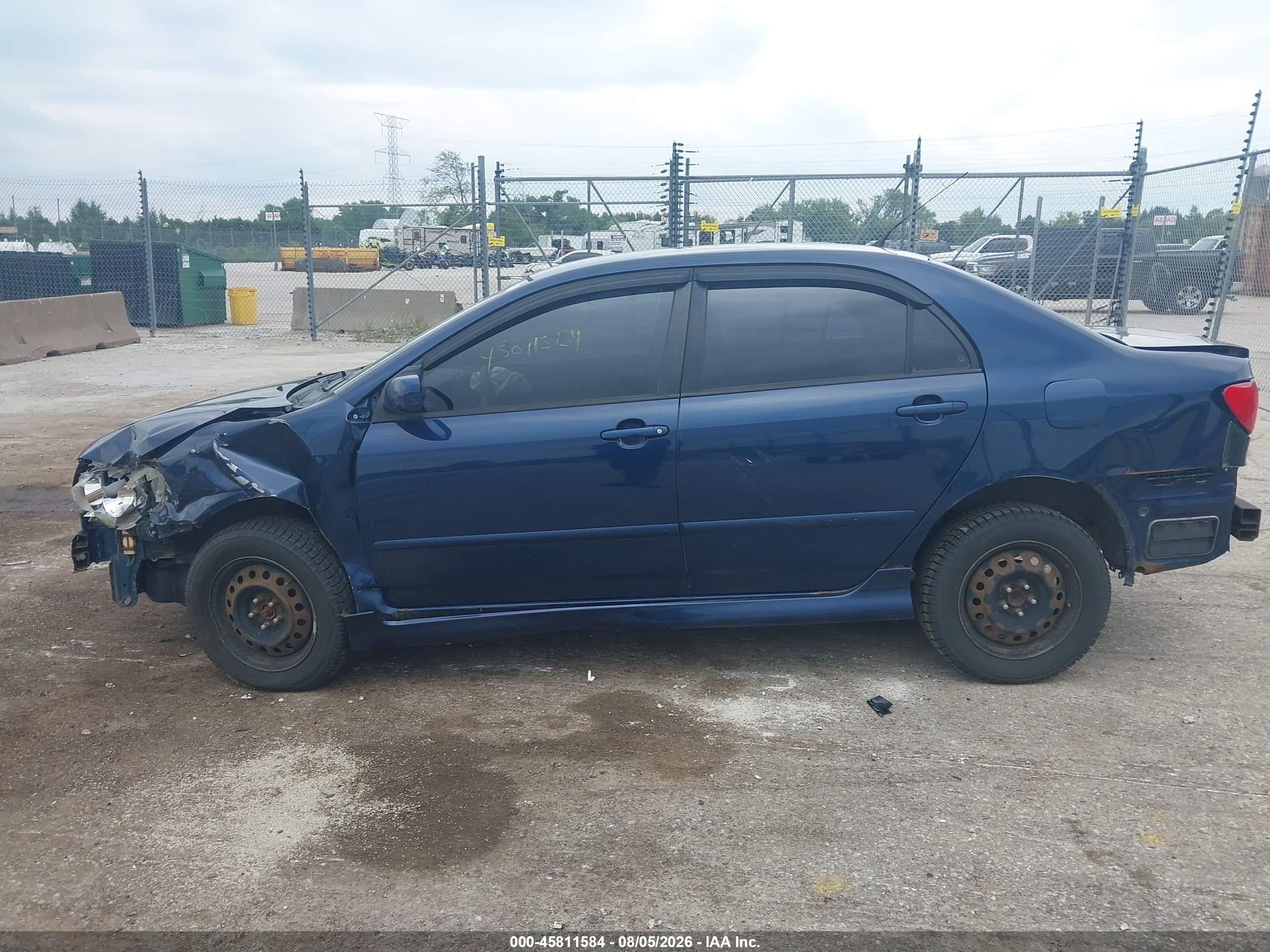 2004 Toyota Corolla Le Dark Blue vin: 2T1BR32E94C297709