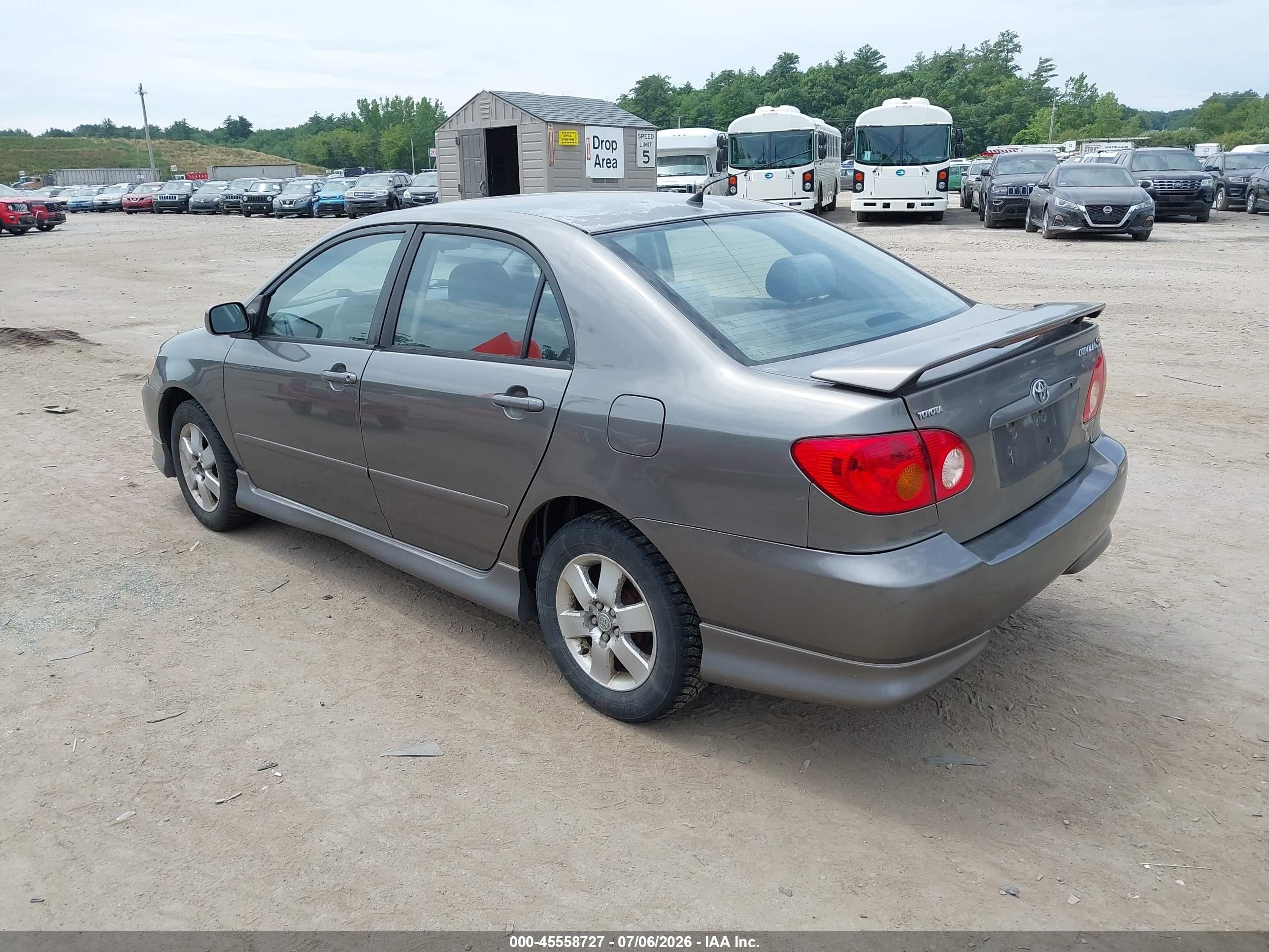 2004 Toyota Corolla S Серый vin: 2T1BR32E94C308093