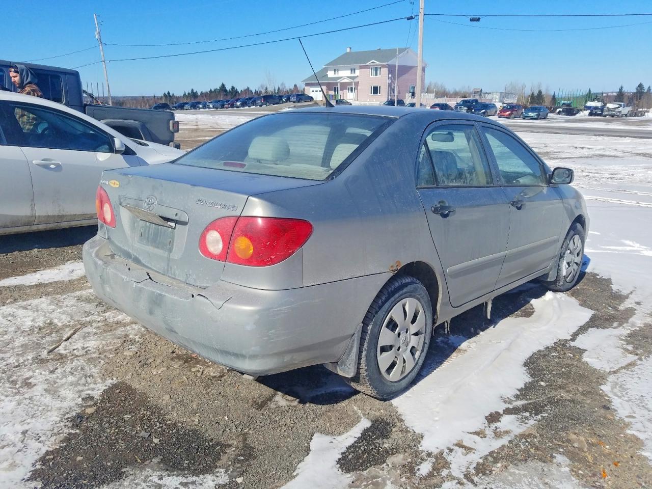 2004 Toyota Corolla Ce Gray vin: 2T1BR32E94C798714