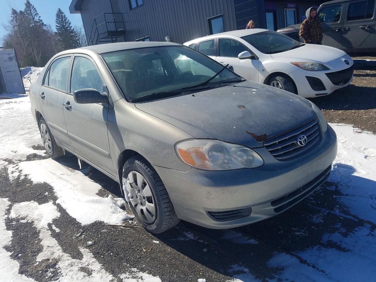 2004 Toyota Corolla Ce Gray vin: 2T1BR32E94C798714
