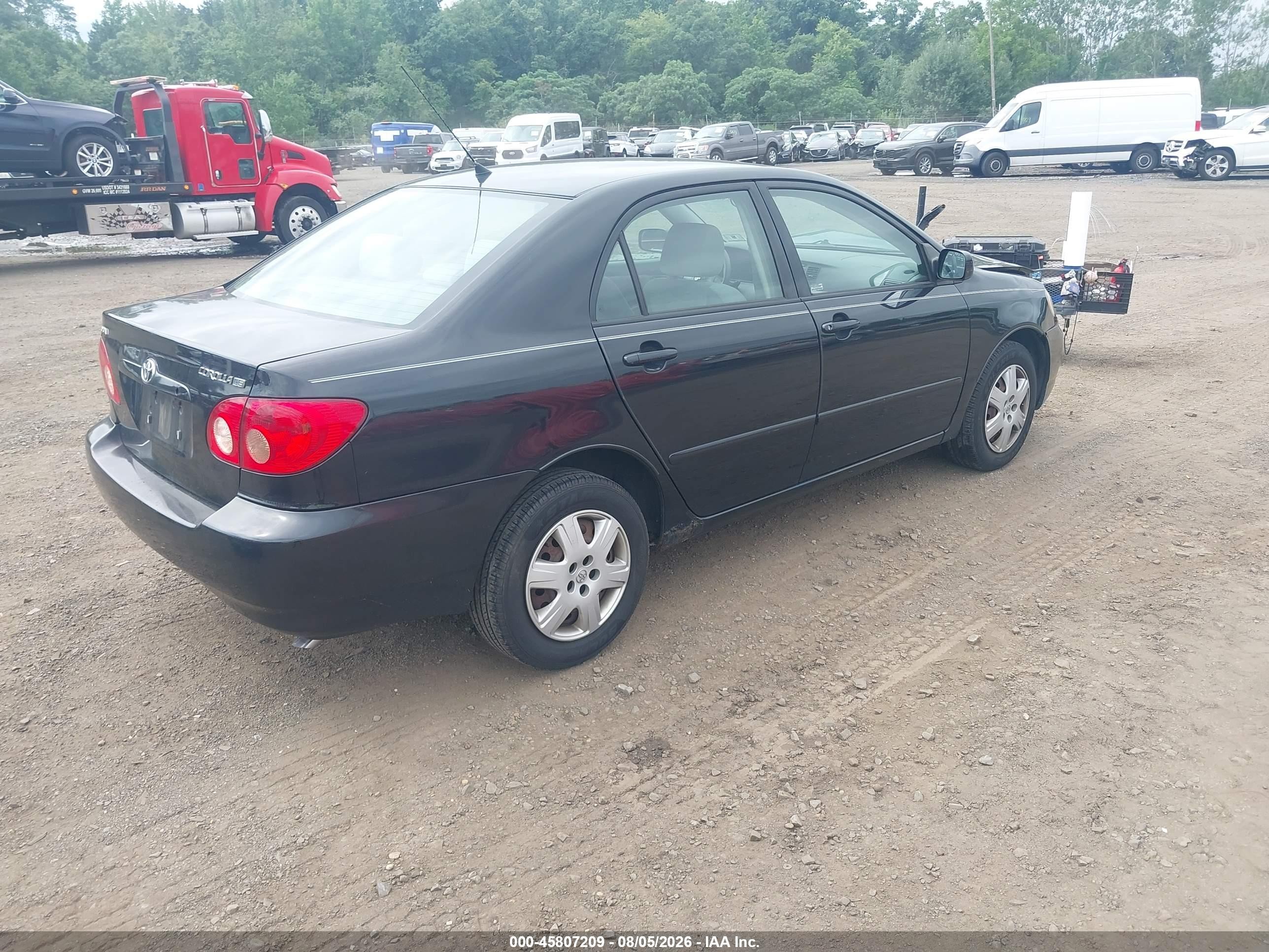 2005 Toyota Corolla Le Black vin: 2T1BR32E95C337434
