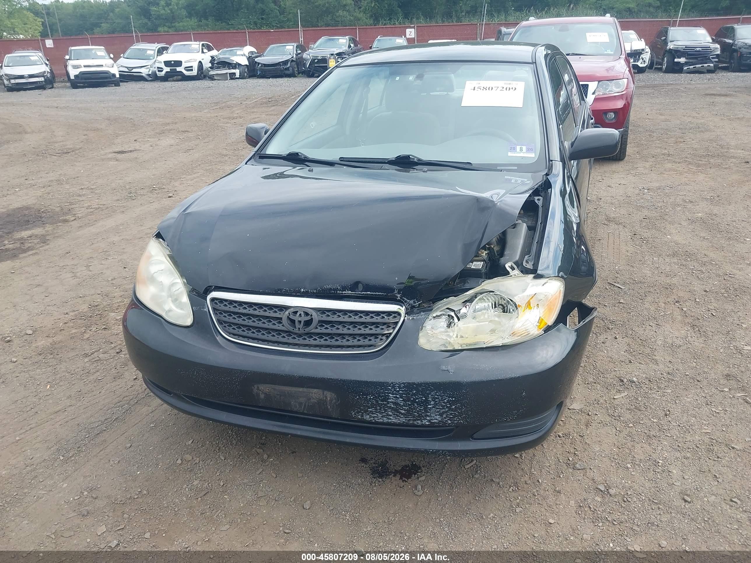 2005 Toyota Corolla Le Black vin: 2T1BR32E95C337434