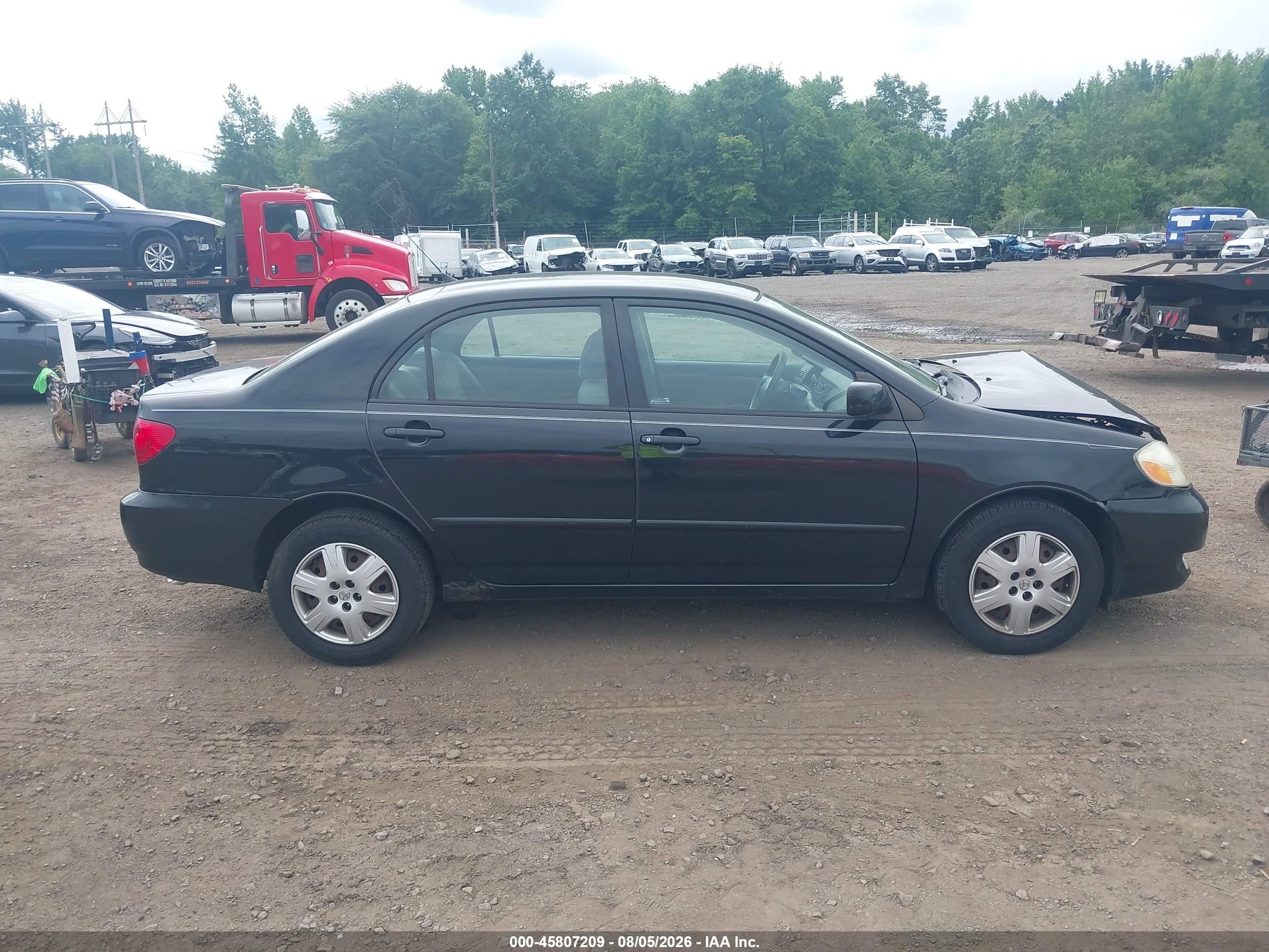 2005 Toyota Corolla Le Black vin: 2T1BR32E95C337434