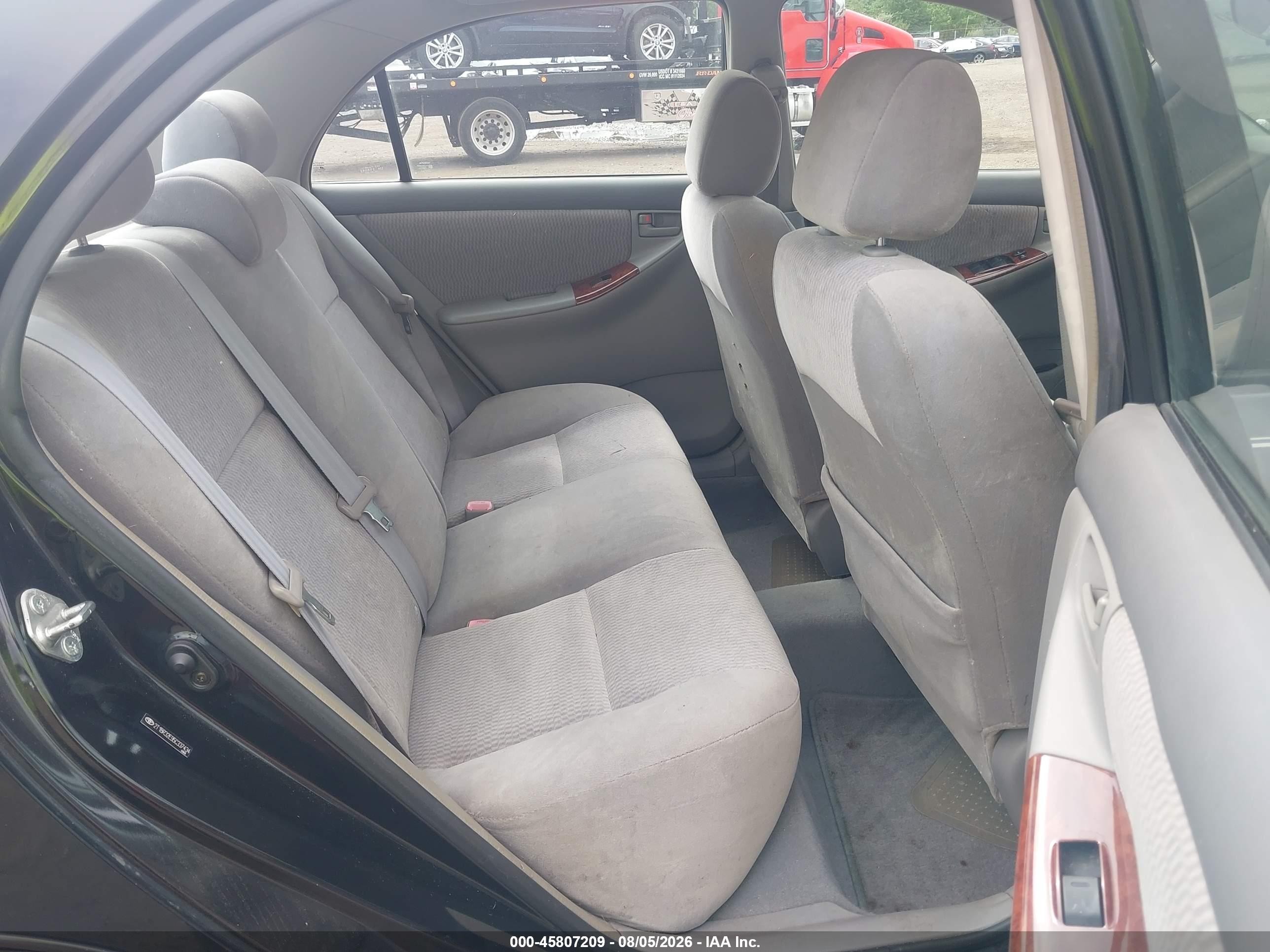 2005 Toyota Corolla Le Black vin: 2T1BR32E95C337434