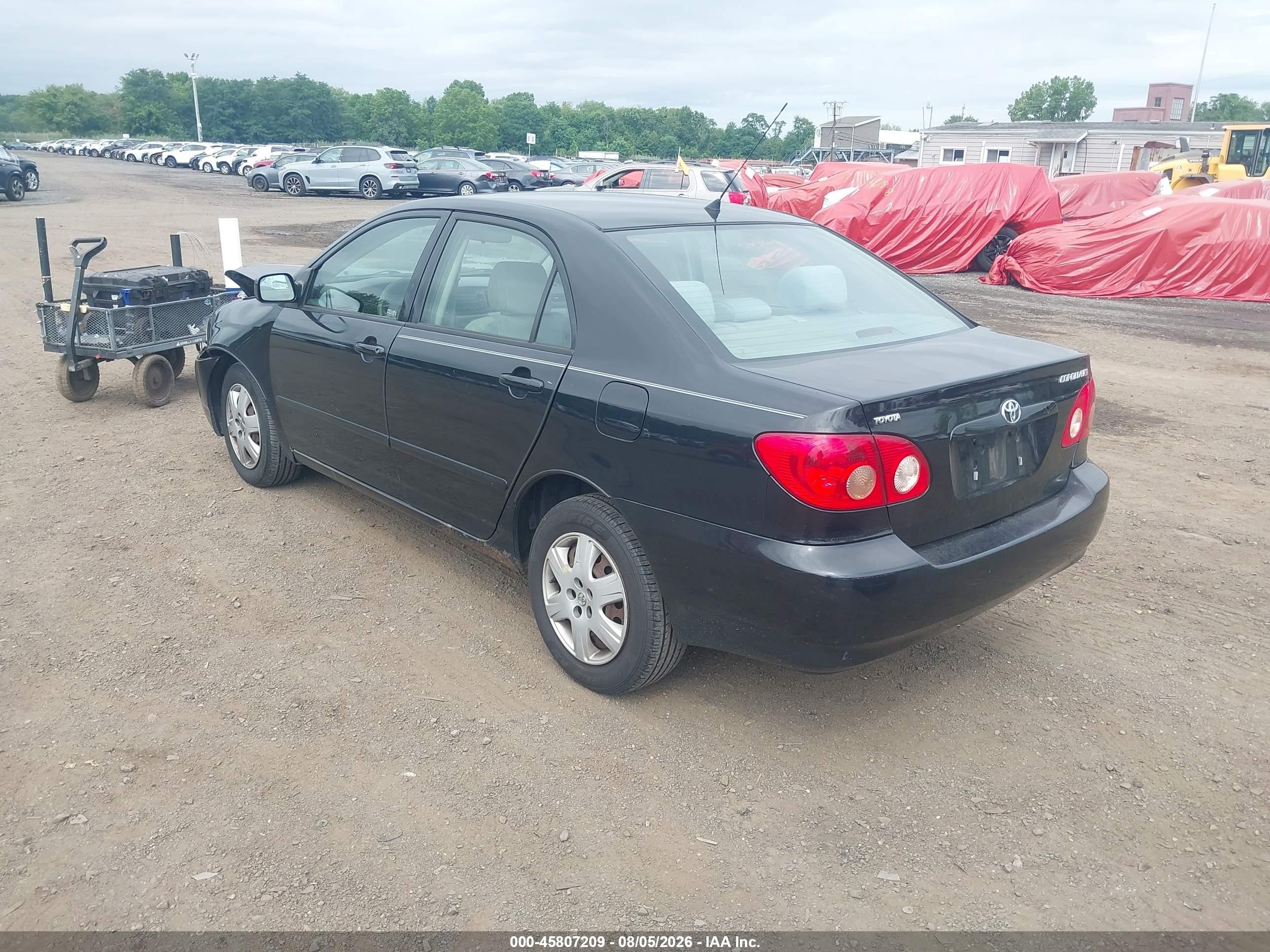 2005 Toyota Corolla Le Black vin: 2T1BR32E95C337434