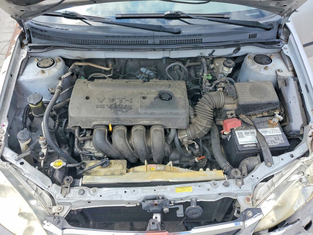 2005 Toyota Corolla Ce Silver vin: 2T1BR32E95C338227