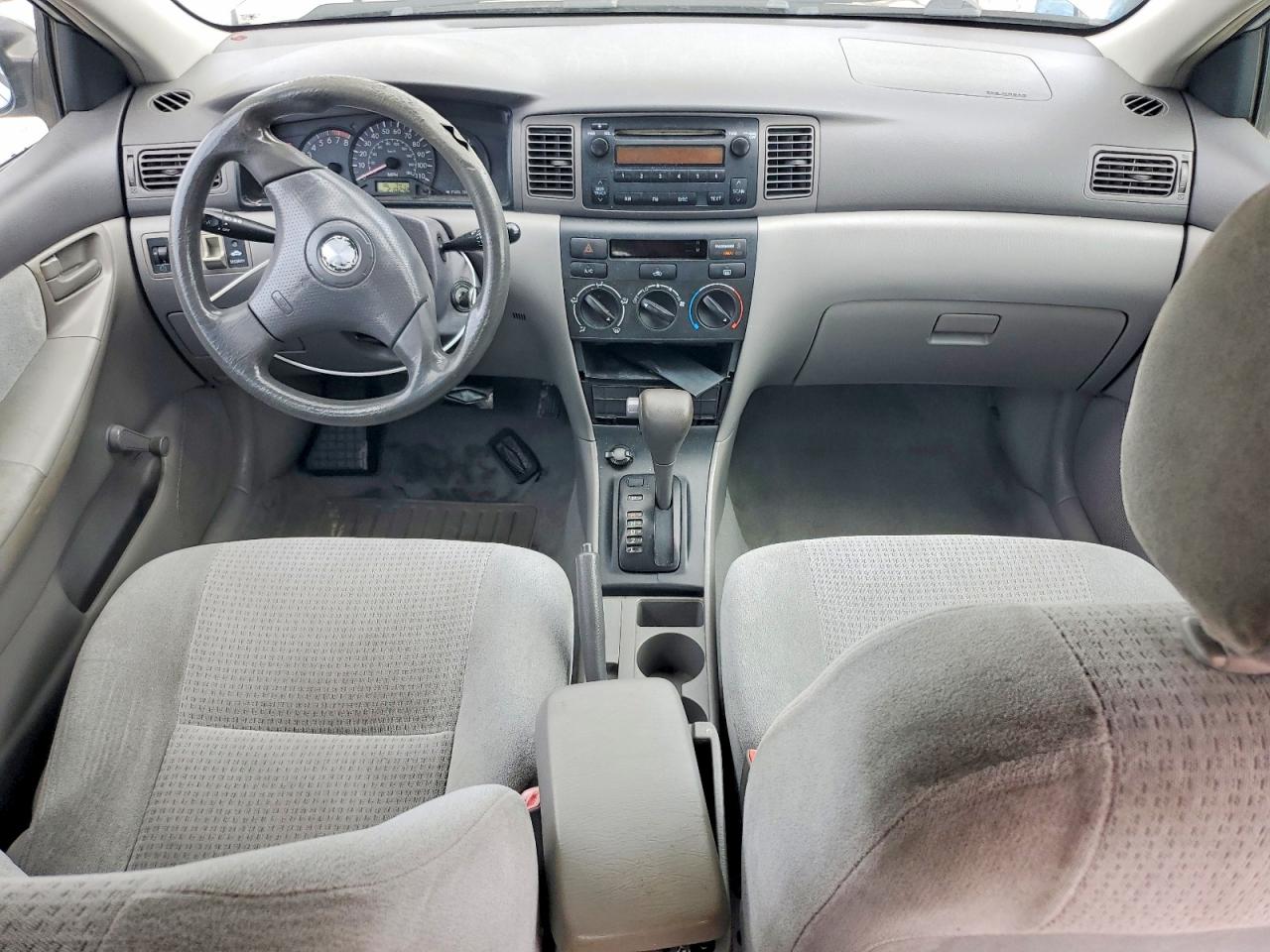2005 Toyota Corolla Ce Silver vin: 2T1BR32E95C338227