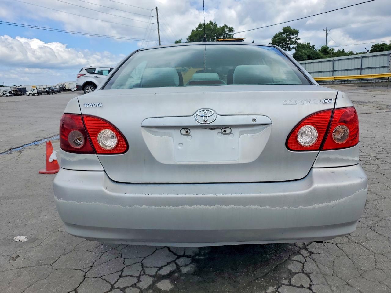2005 Toyota Corolla Ce Silver vin: 2T1BR32E95C338227