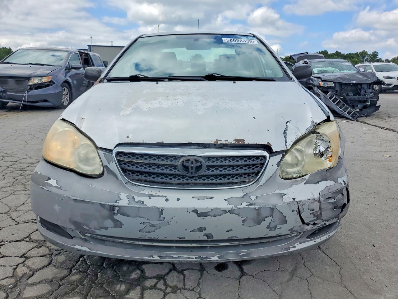 2005 Toyota Corolla Ce Silver vin: 2T1BR32E95C338227