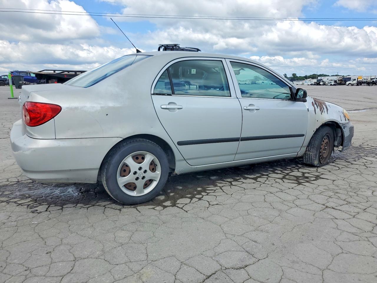 2005 Toyota Corolla Ce Silver vin: 2T1BR32E95C338227