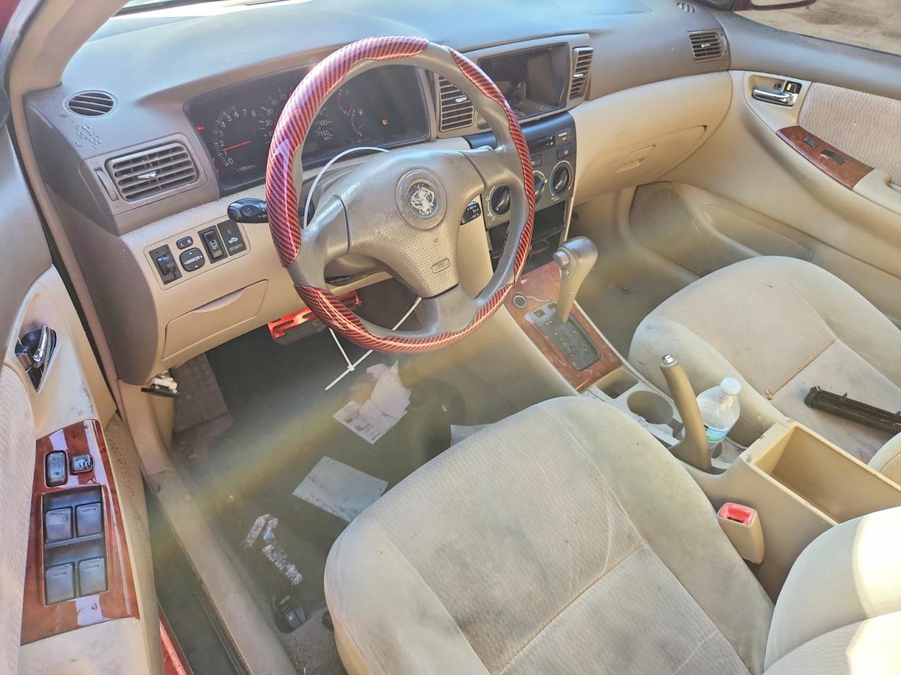 2005 Toyota Corolla S Red vin: 2T1BR32E95C354377
