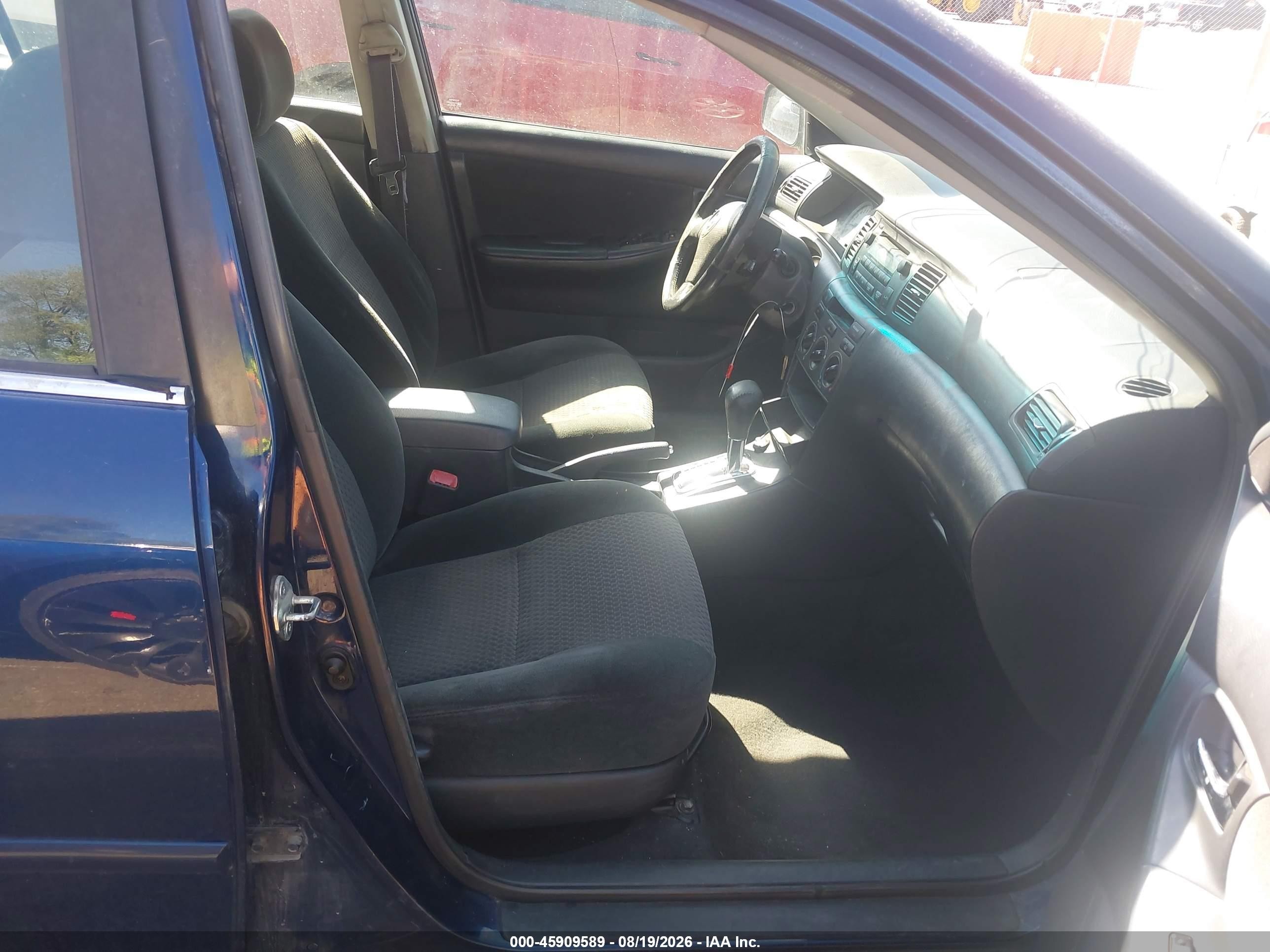 2005 Toyota Corolla S Синий vin: 2T1BR32E95C417591