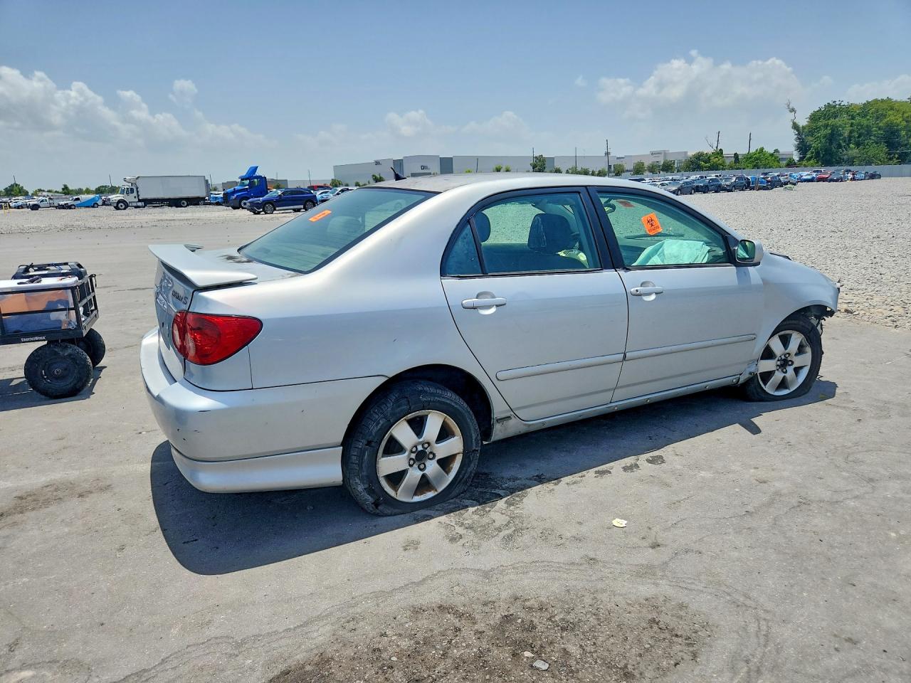 2005 Toyota Corolla Ce Silver vin: 2T1BR32E95C462742