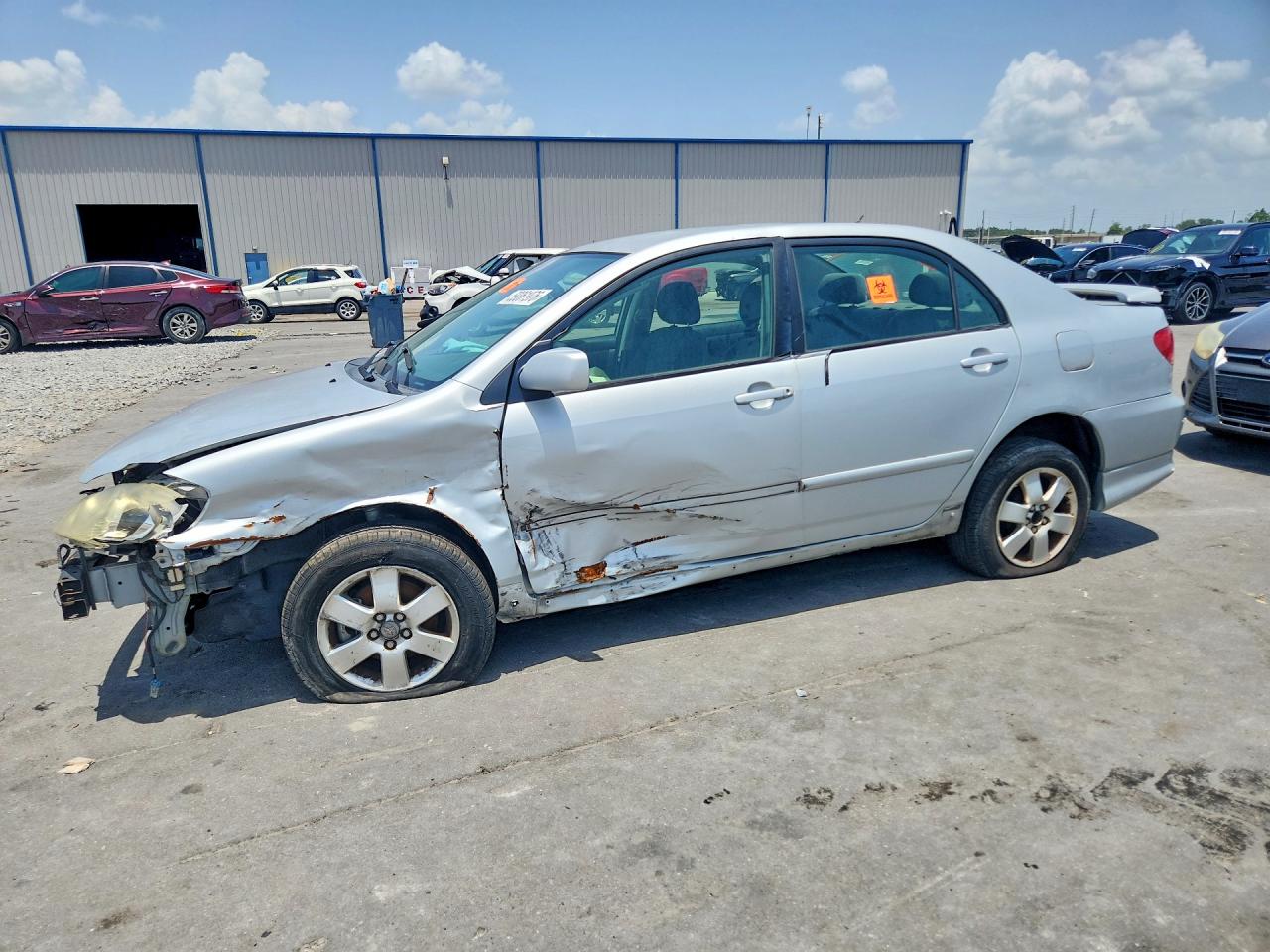 2005 Toyota Corolla Ce Silver vin: 2T1BR32E95C462742