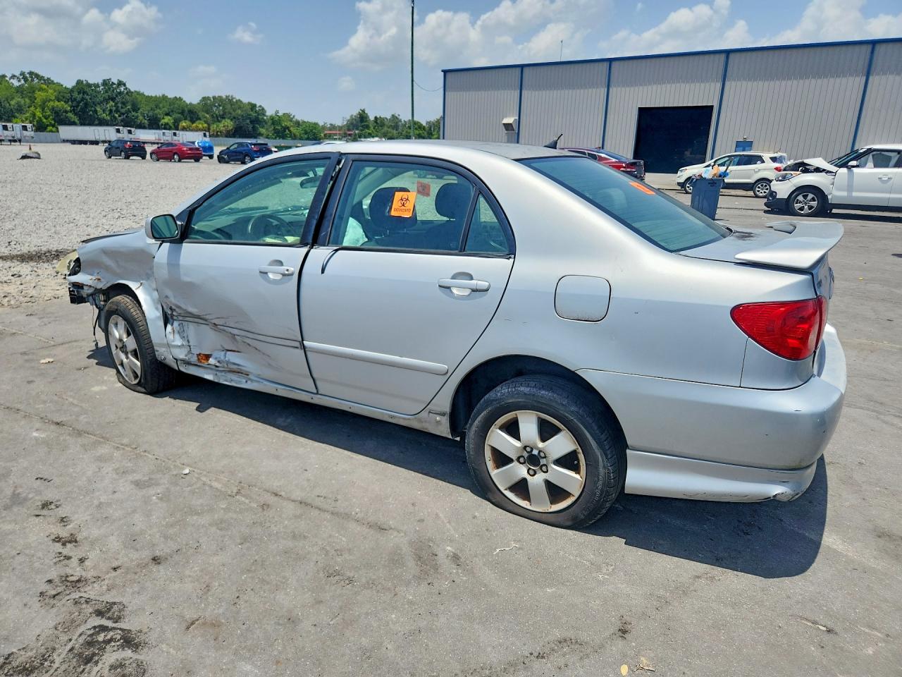 2005 Toyota Corolla Ce Silver vin: 2T1BR32E95C462742