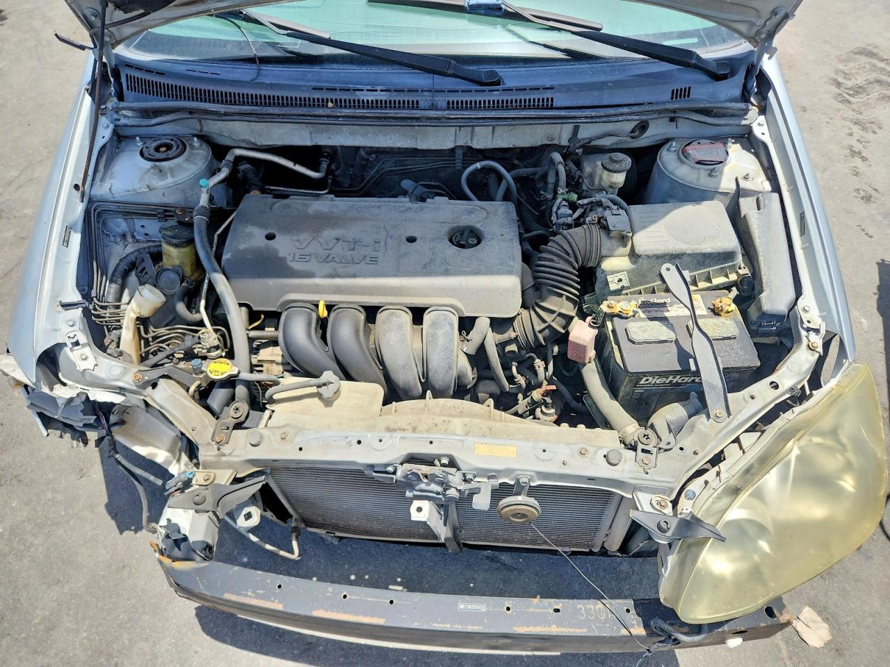 2005 Toyota Corolla Ce Silver vin: 2T1BR32E95C462742