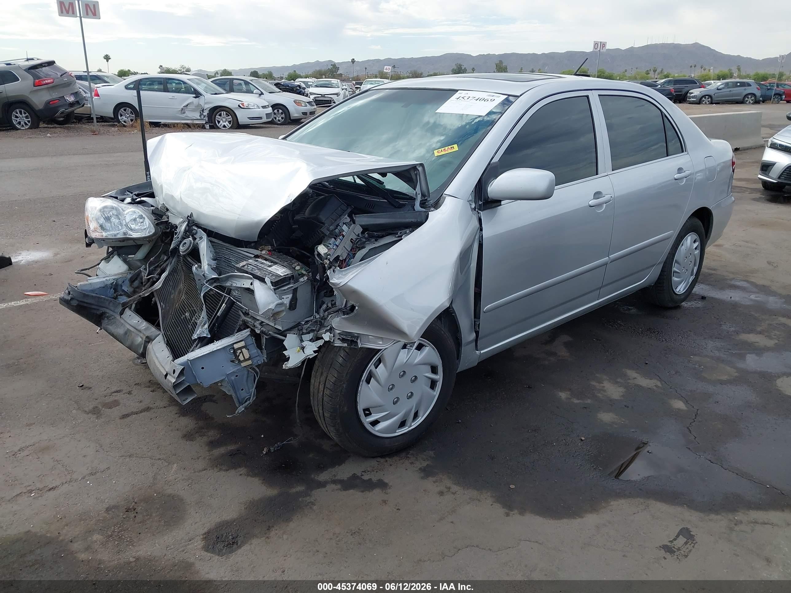 2005 Toyota Corolla Le Silver vin: 2T1BR32E95C490881
