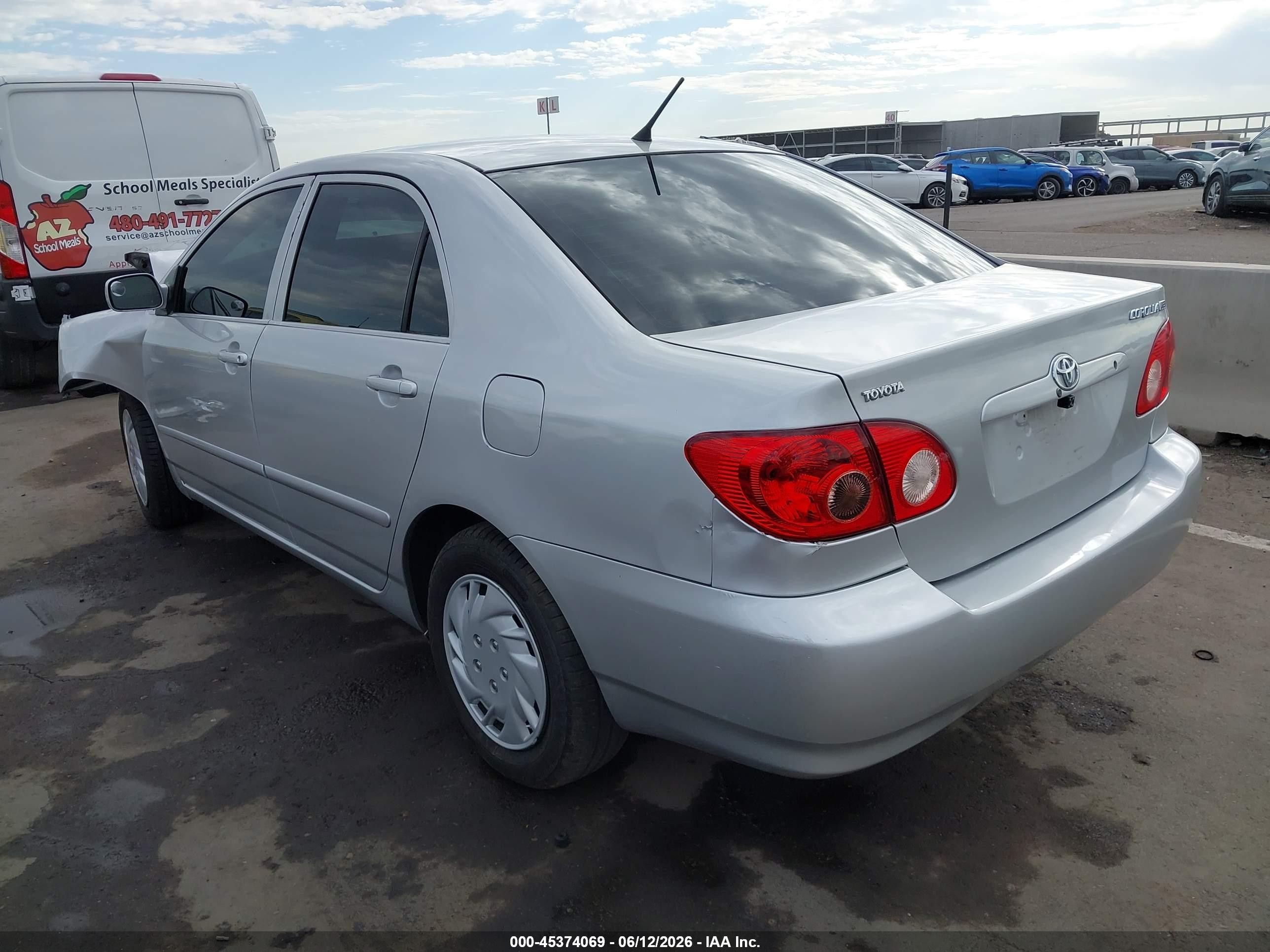 2005 Toyota Corolla Le Silver vin: 2T1BR32E95C490881