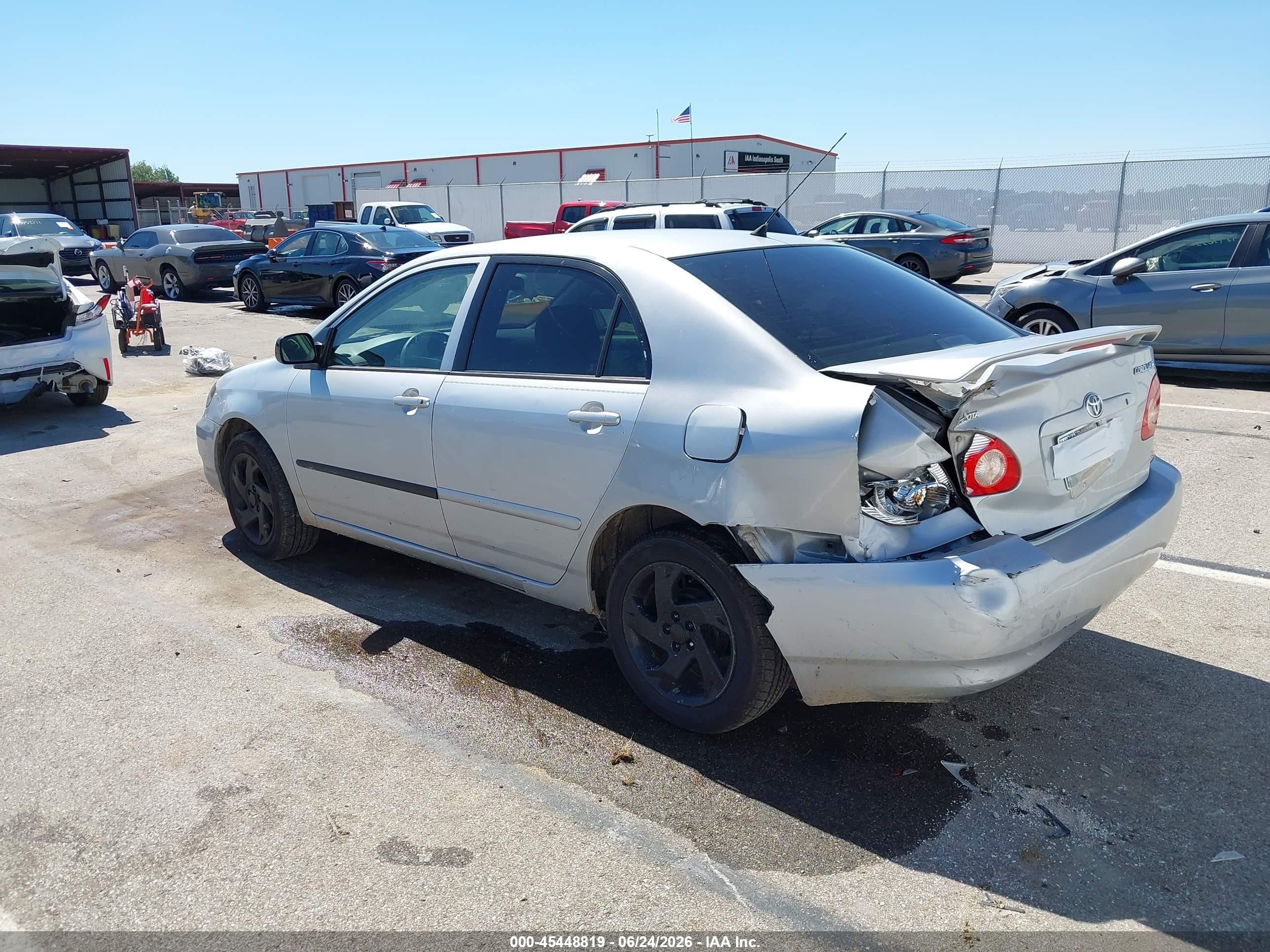2005 Toyota Corolla Ce Silver vin: 2T1BR32E95C498785