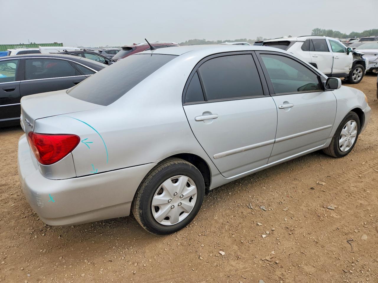 2005 Toyota Corolla Le Silver vin: 2T1BR32E95C557690