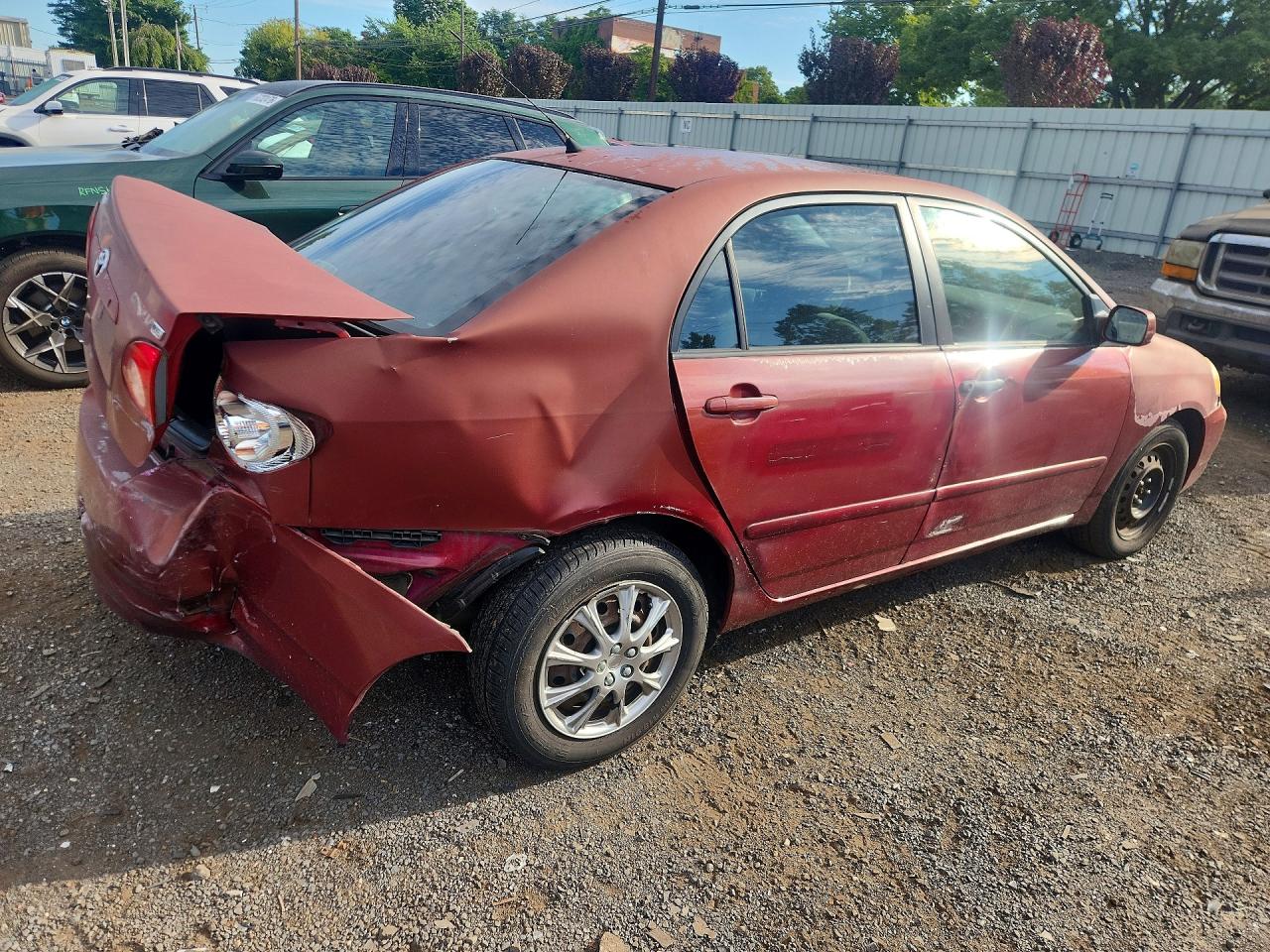 2006 Toyota Corolla Le Burgundy vin: 2T1BR32E96C577648