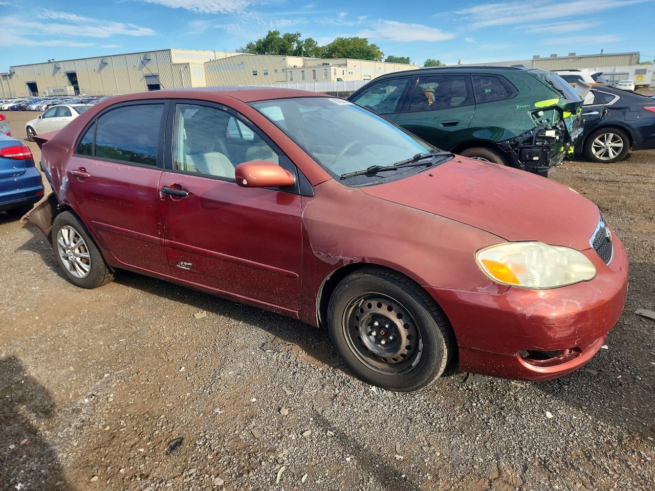 2006 Toyota Corolla Le Burgundy vin: 2T1BR32E96C577648