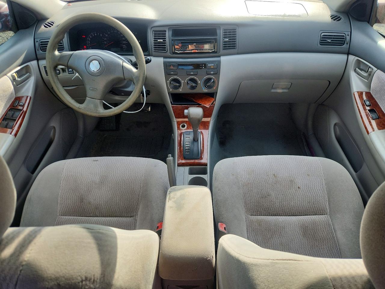 2006 Toyota Corolla Le Burgundy vin: 2T1BR32E96C577648