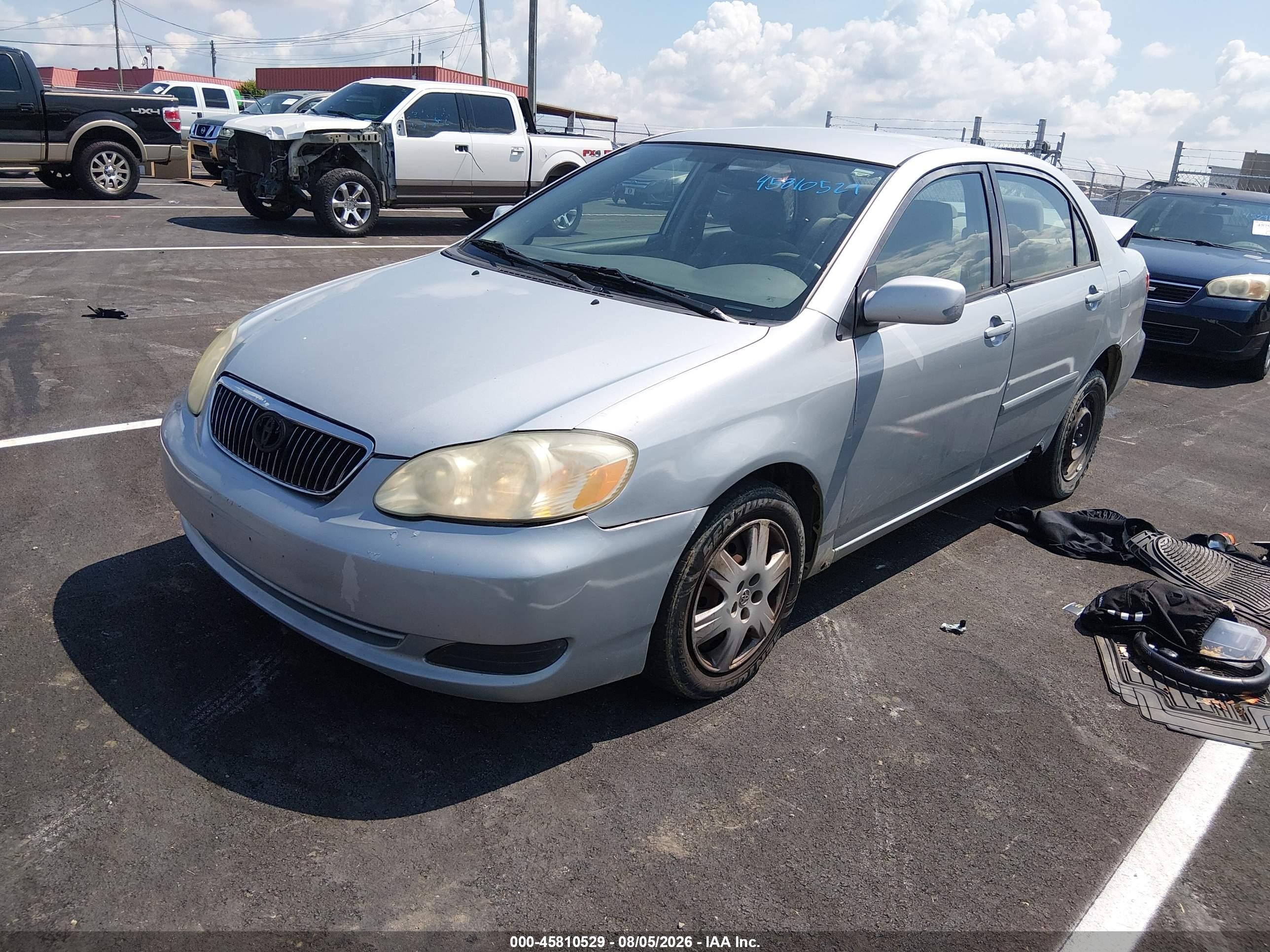 2006 Toyota Corolla Le Silver vin: 2T1BR32E96C596278
