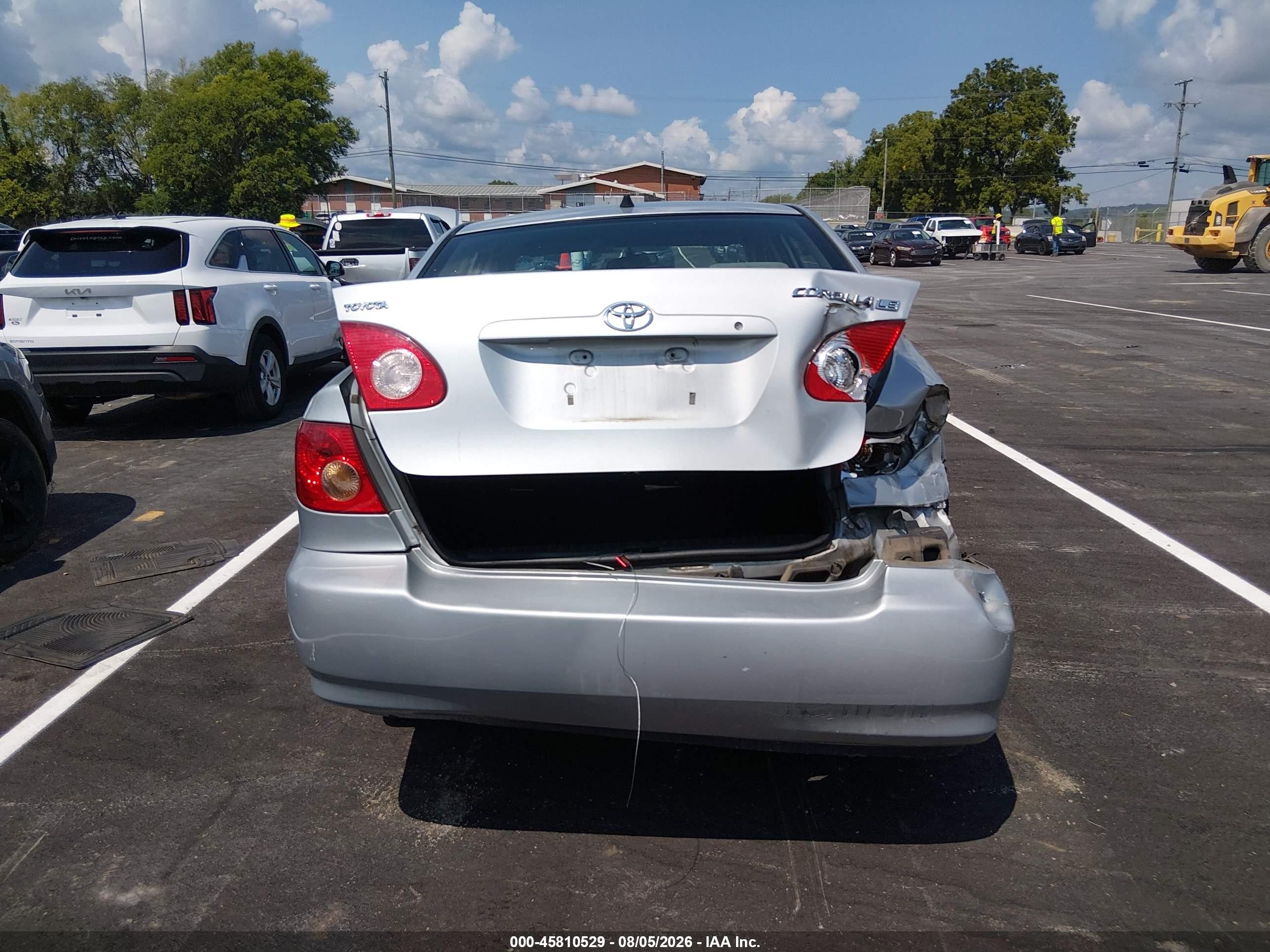 2006 Toyota Corolla Le Silver vin: 2T1BR32E96C596278