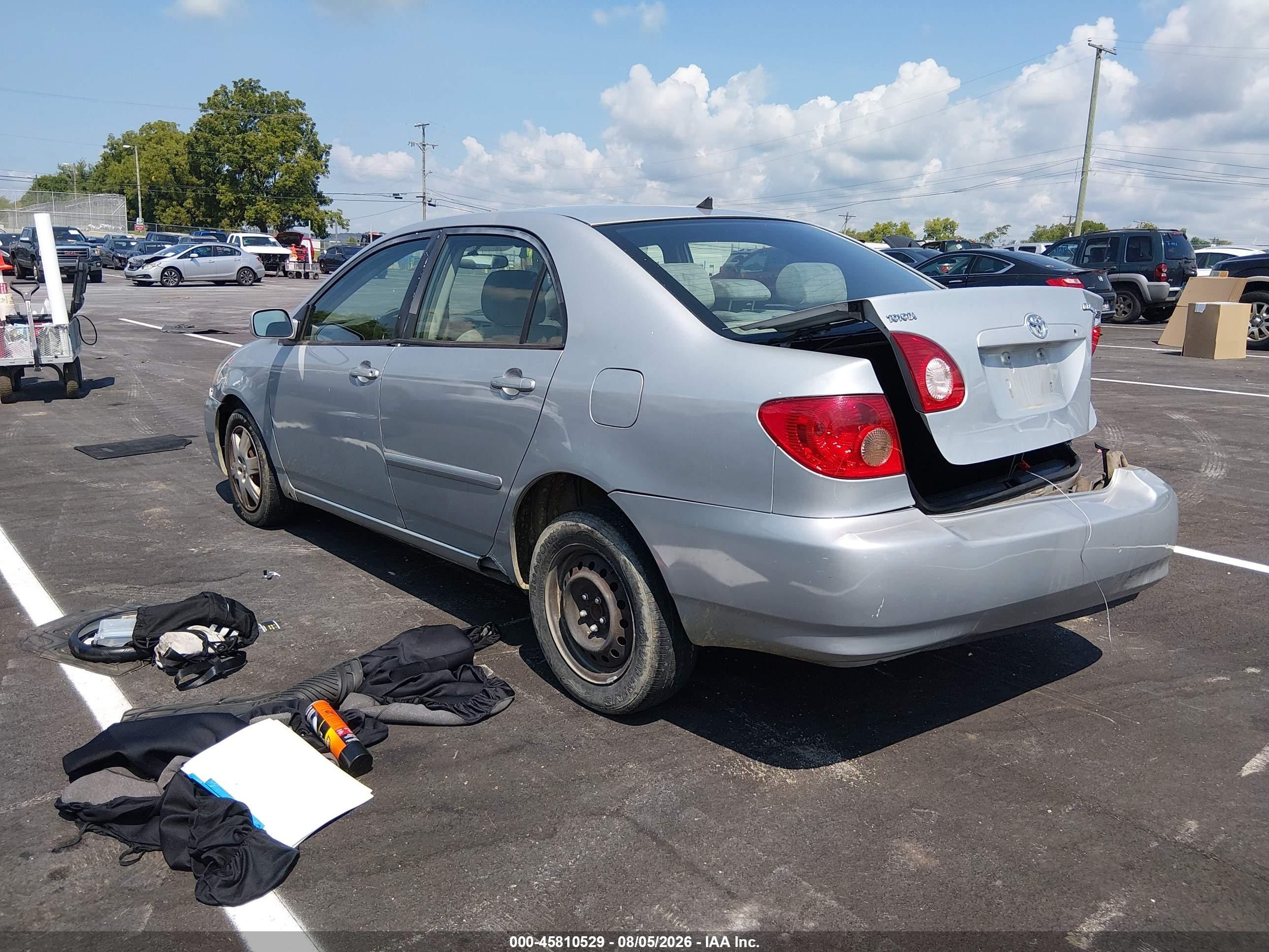 2006 Toyota Corolla Le Silver vin: 2T1BR32E96C596278