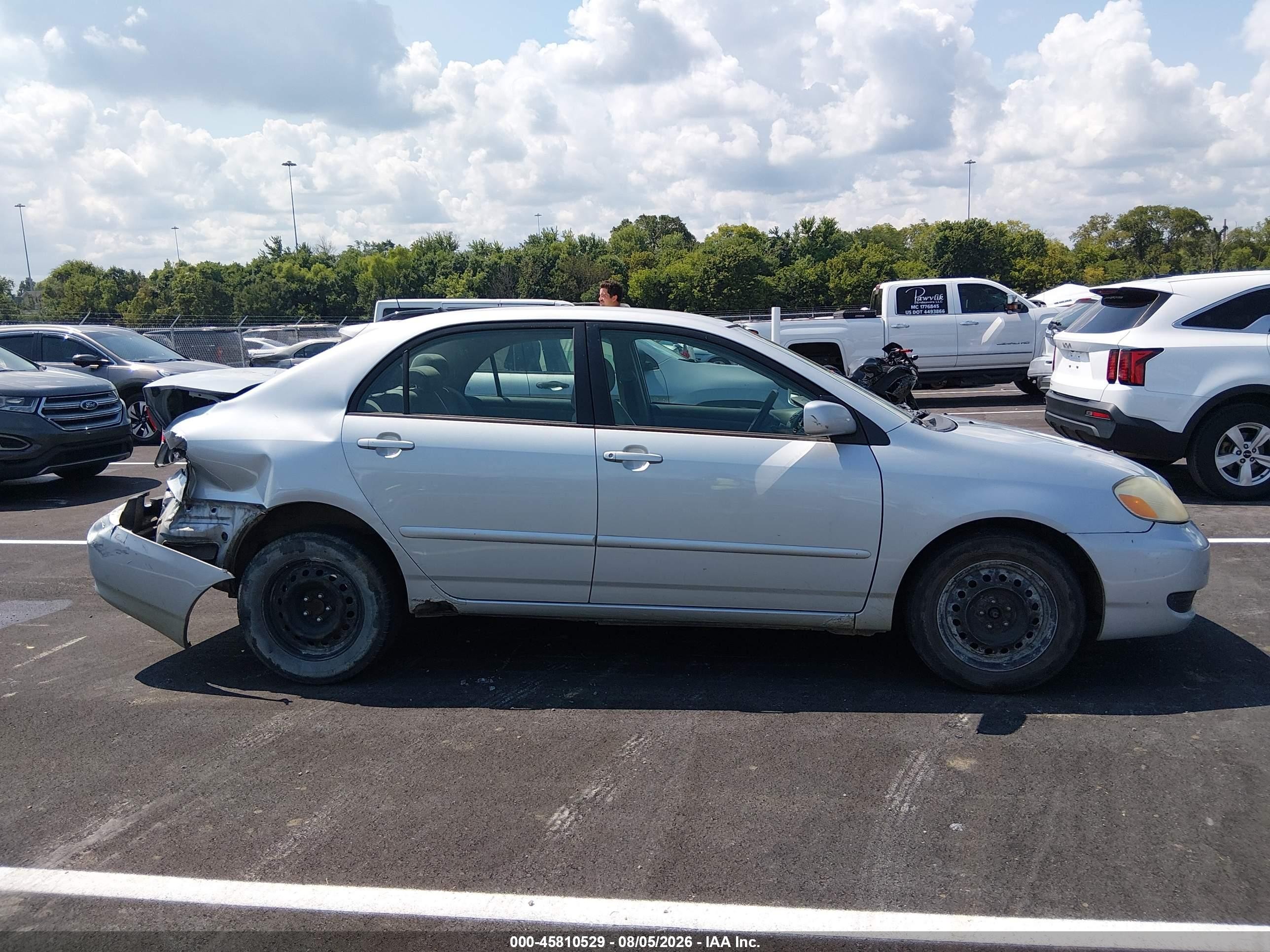 2006 Toyota Corolla Le Silver vin: 2T1BR32E96C596278