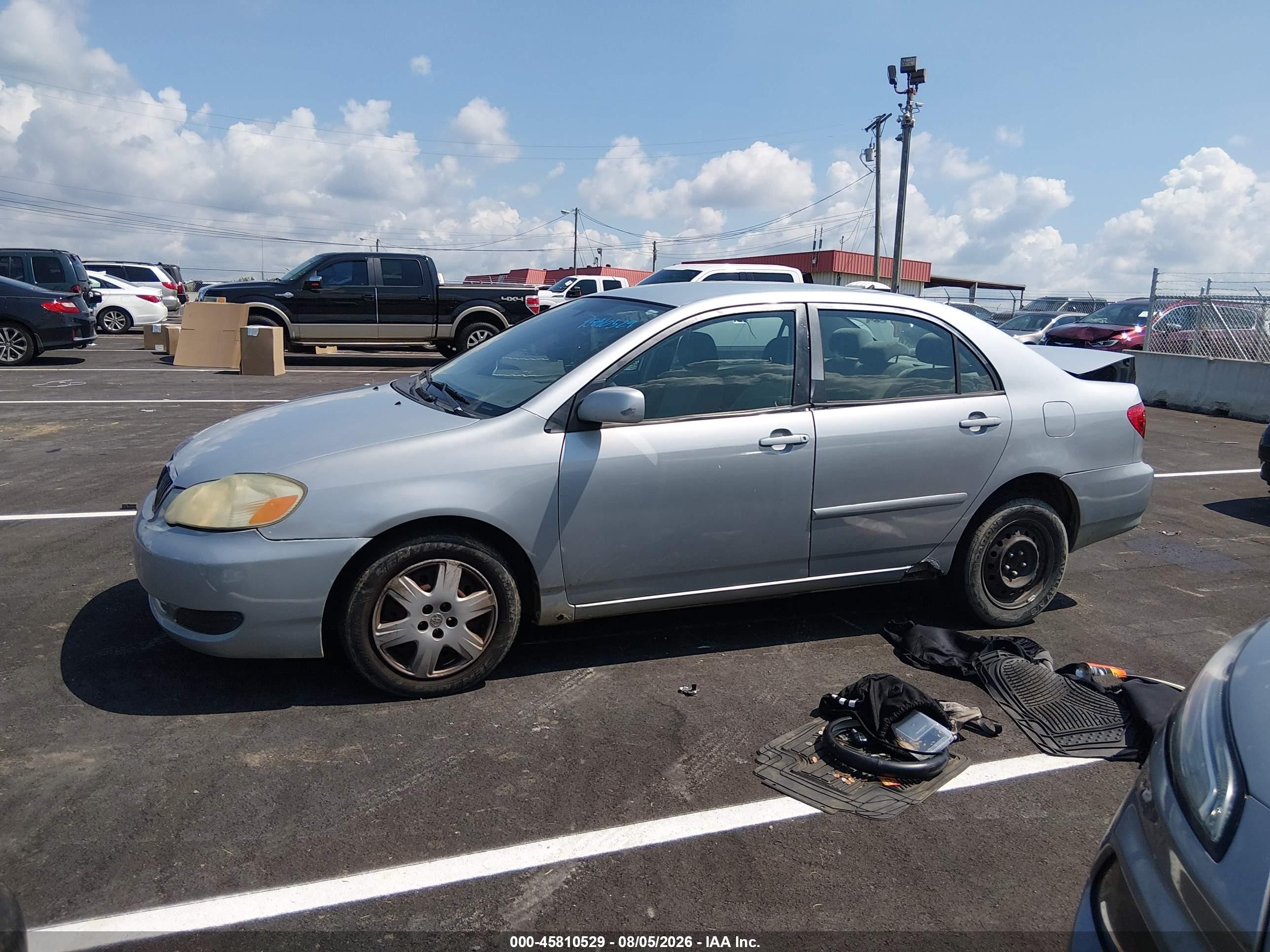 2006 Toyota Corolla Le Silver vin: 2T1BR32E96C596278