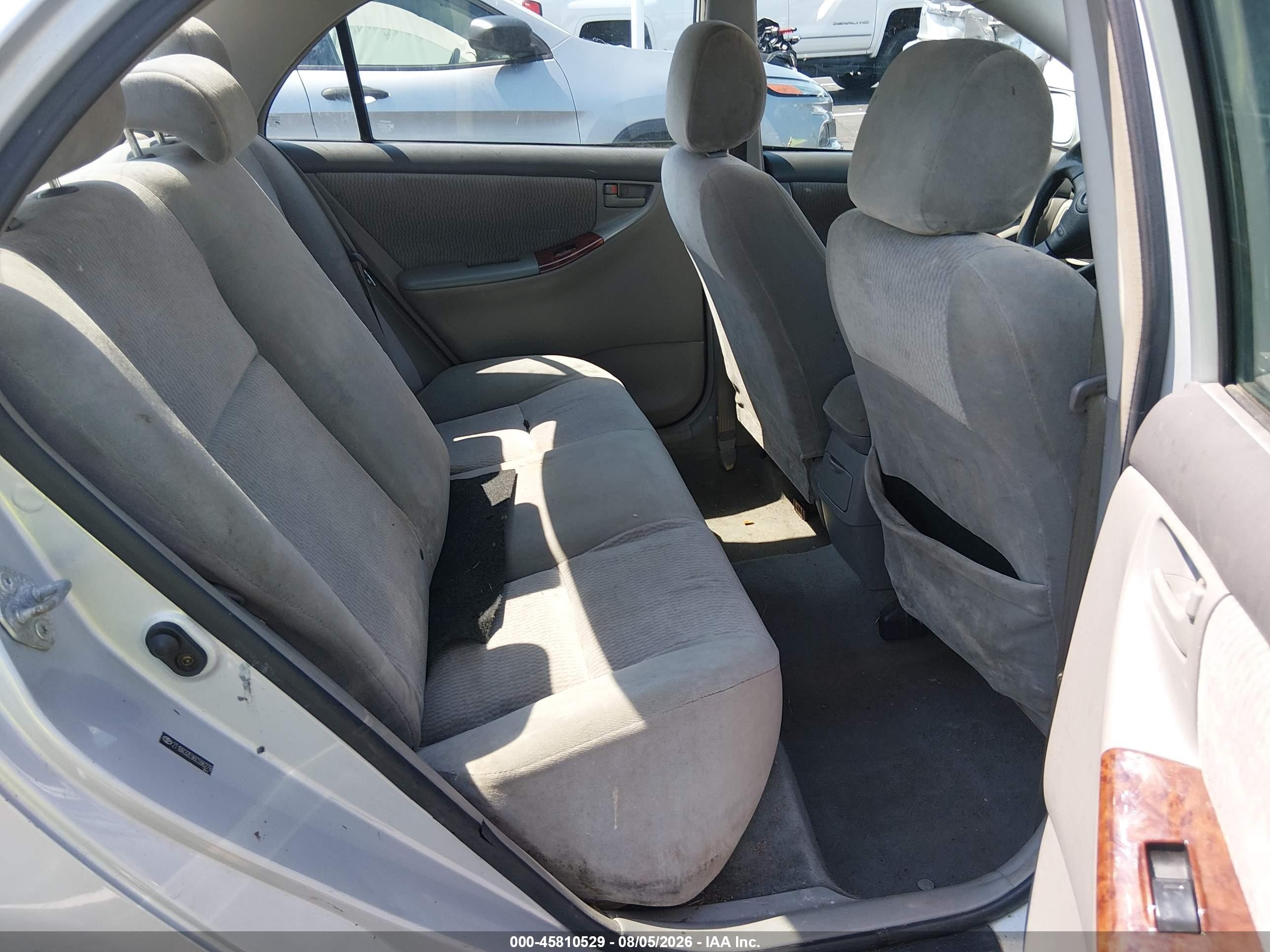 2006 Toyota Corolla Le Silver vin: 2T1BR32E96C596278