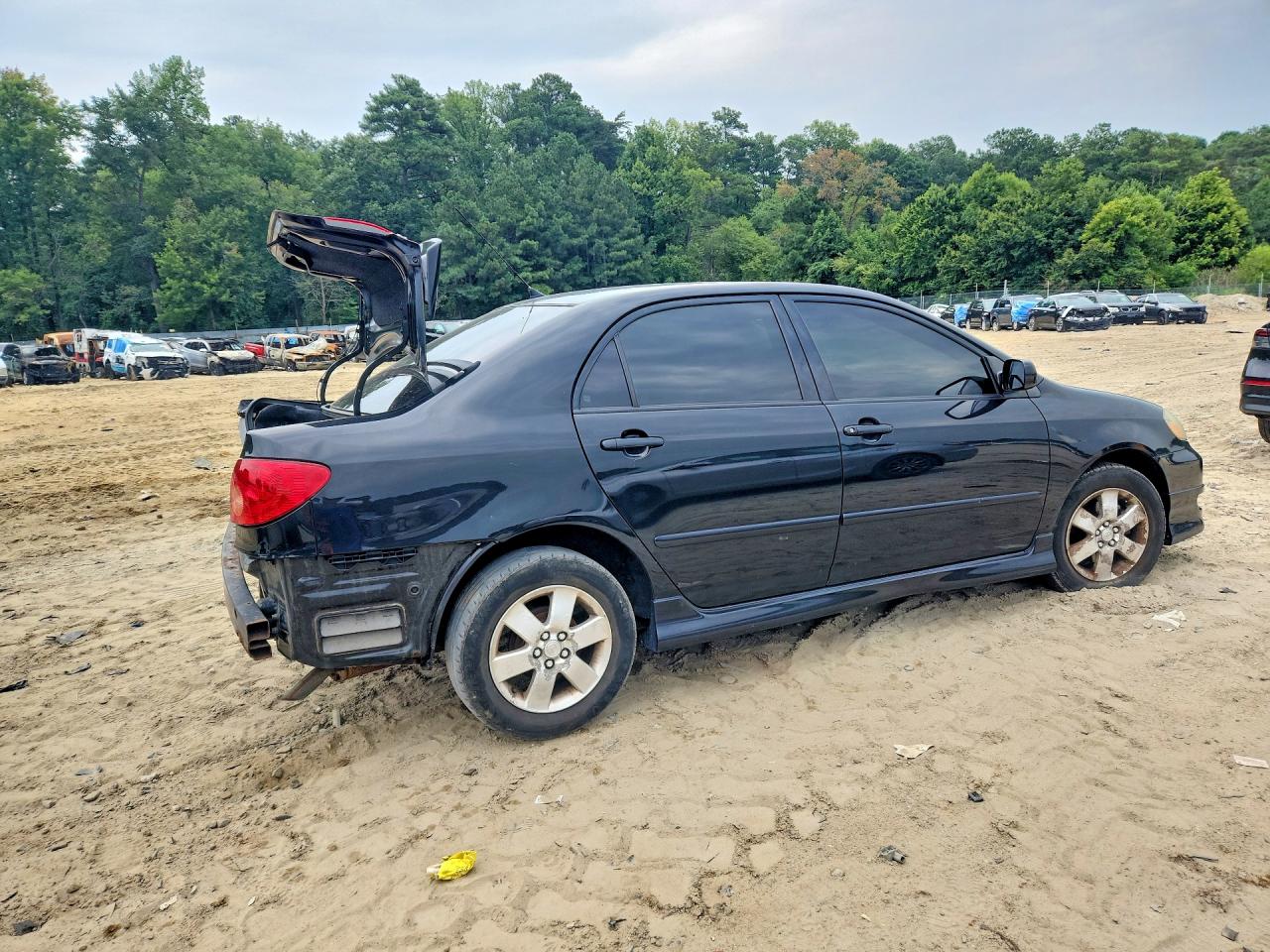 2006 Toyota Corolla S Black vin: 2T1BR32E96C623267