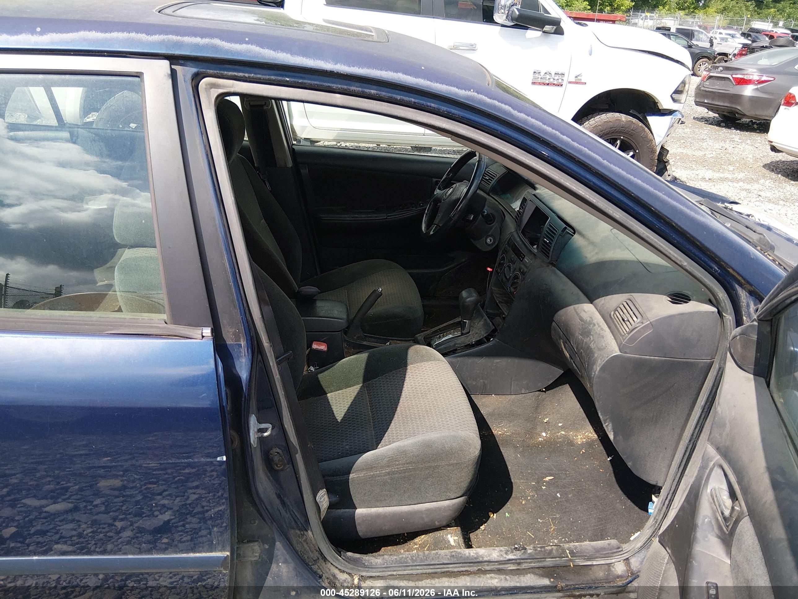 2006 Toyota Corolla S Blue vin: 2T1BR32E96C631224