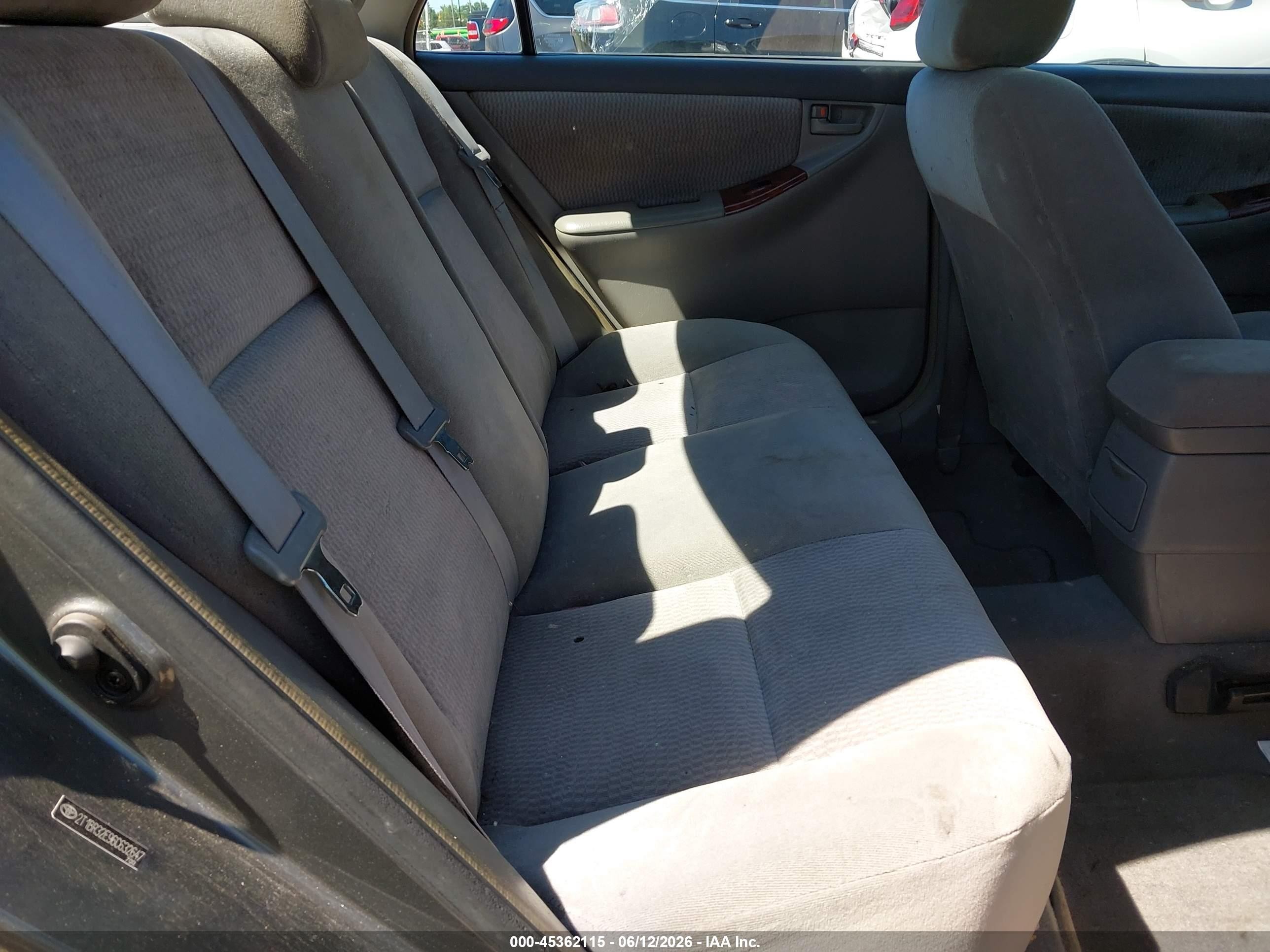 2006 Toyota Corolla Le Серый vin: 2T1BR32E96C632647