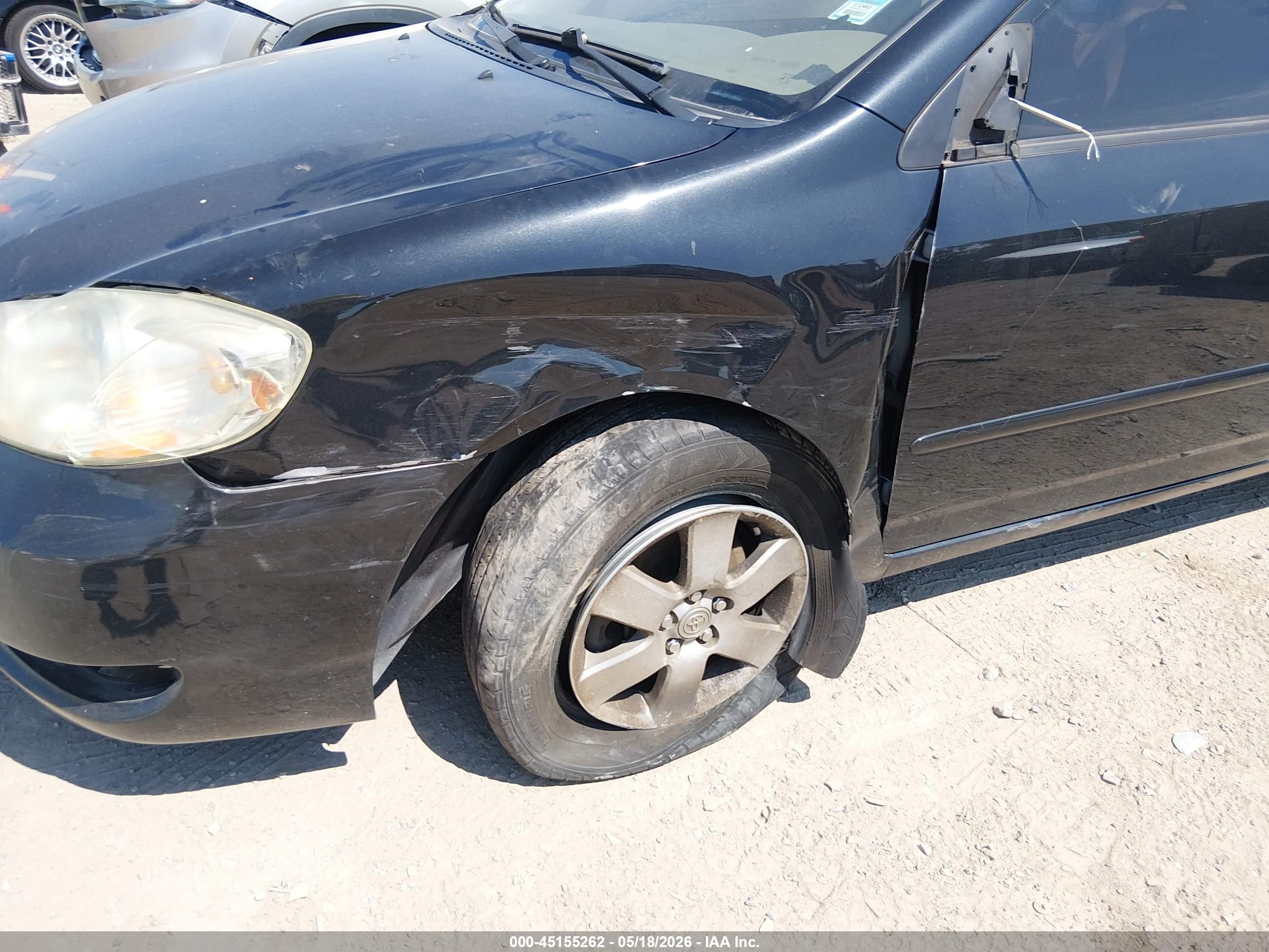 2006 Toyota Corolla Le Green vin: 2T1BR32E96C648637