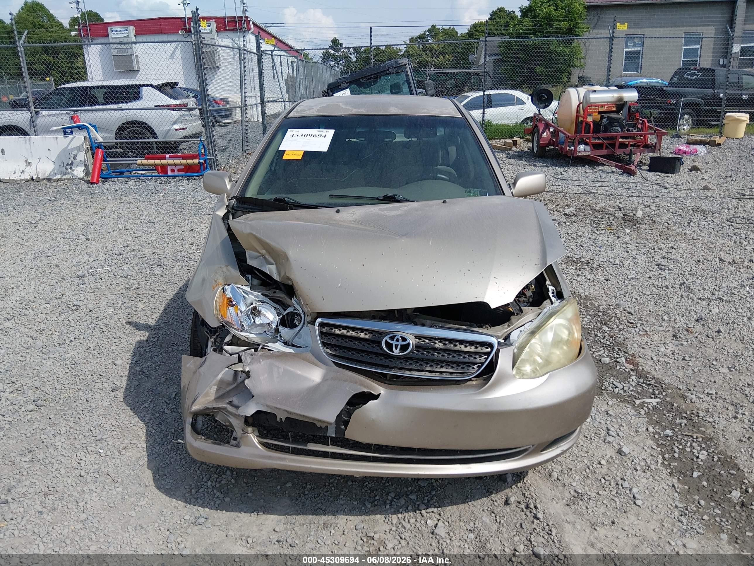 2006 Toyota Corolla Le Beige vin: 2T1BR32E96C693433