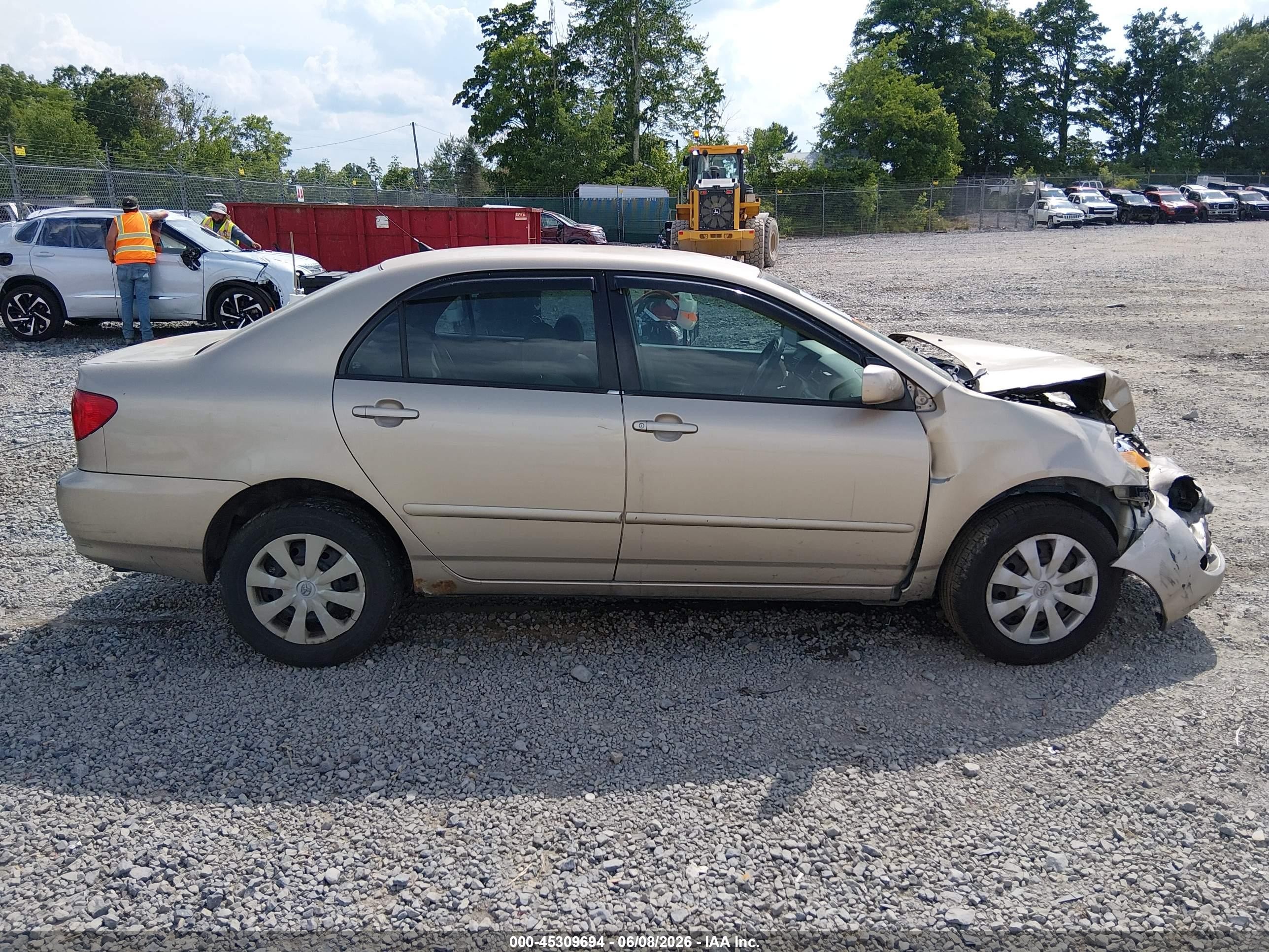 2006 Toyota Corolla Le Beige vin: 2T1BR32E96C693433