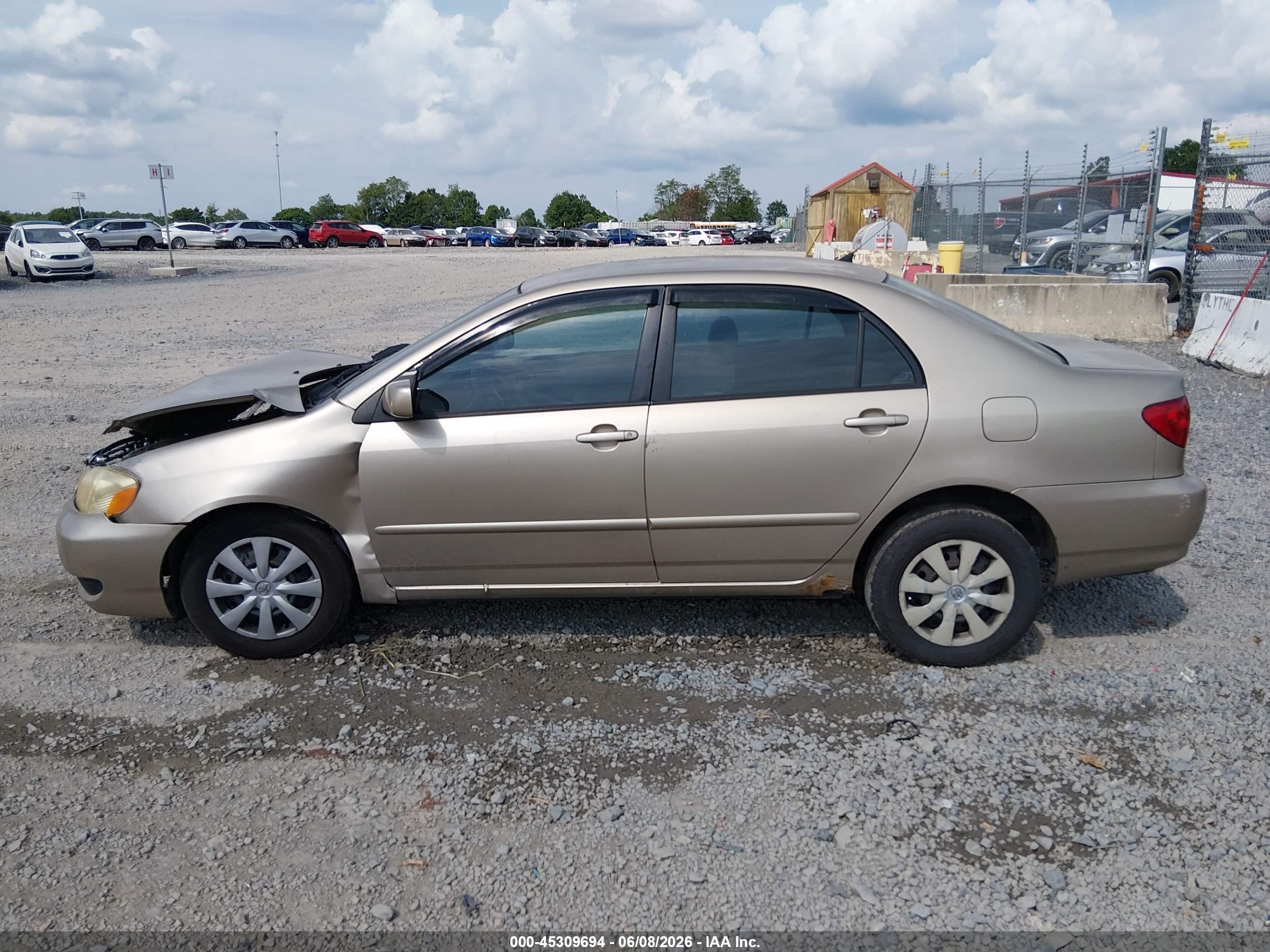 2006 Toyota Corolla Le Beige vin: 2T1BR32E96C693433