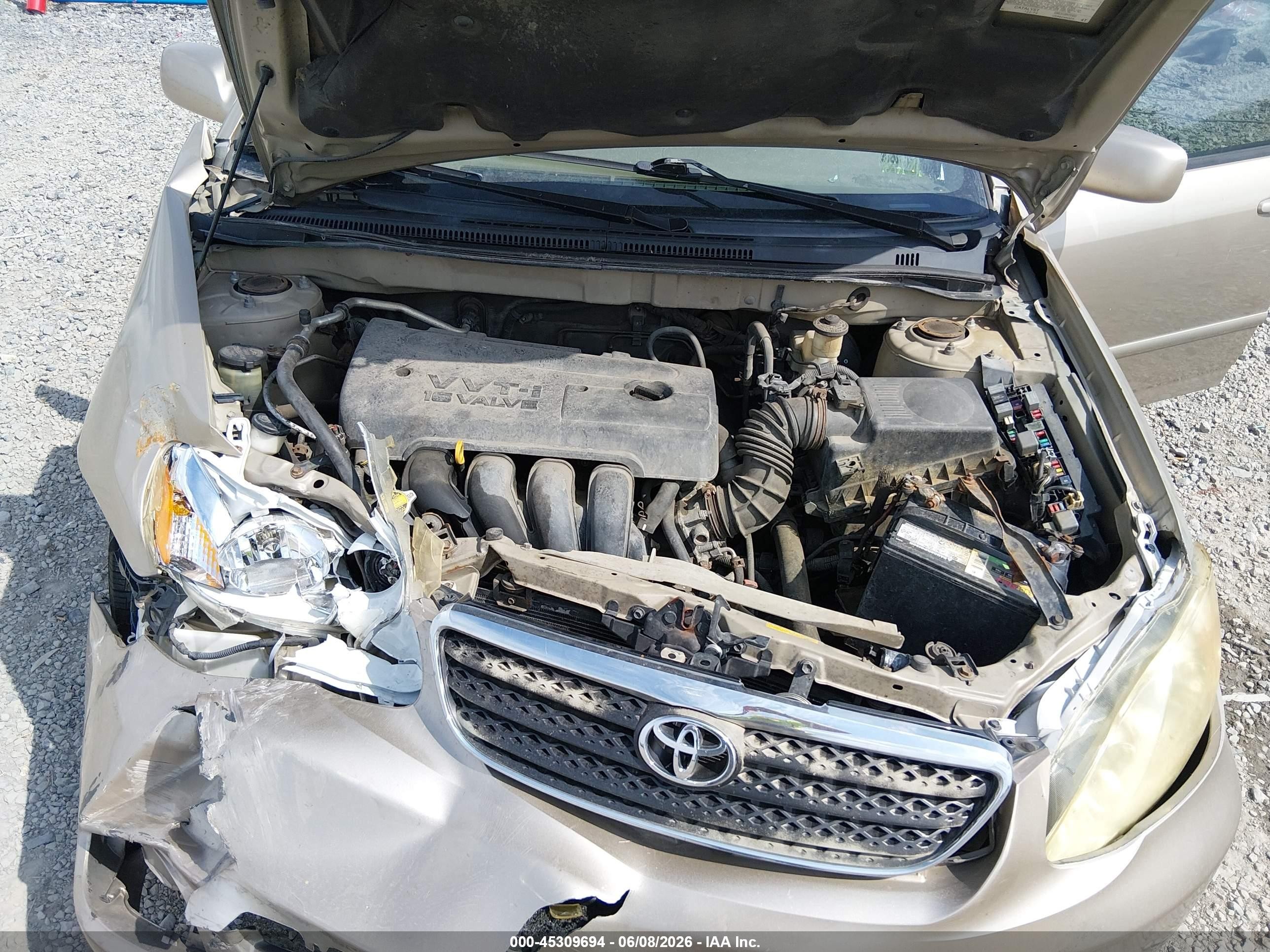 2006 Toyota Corolla Le Beige vin: 2T1BR32E96C693433