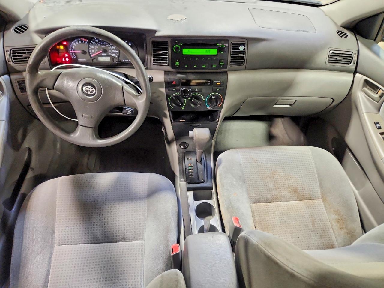 2007 Toyota Corolla Ce Gray vin: 2T1BR32E97C723497