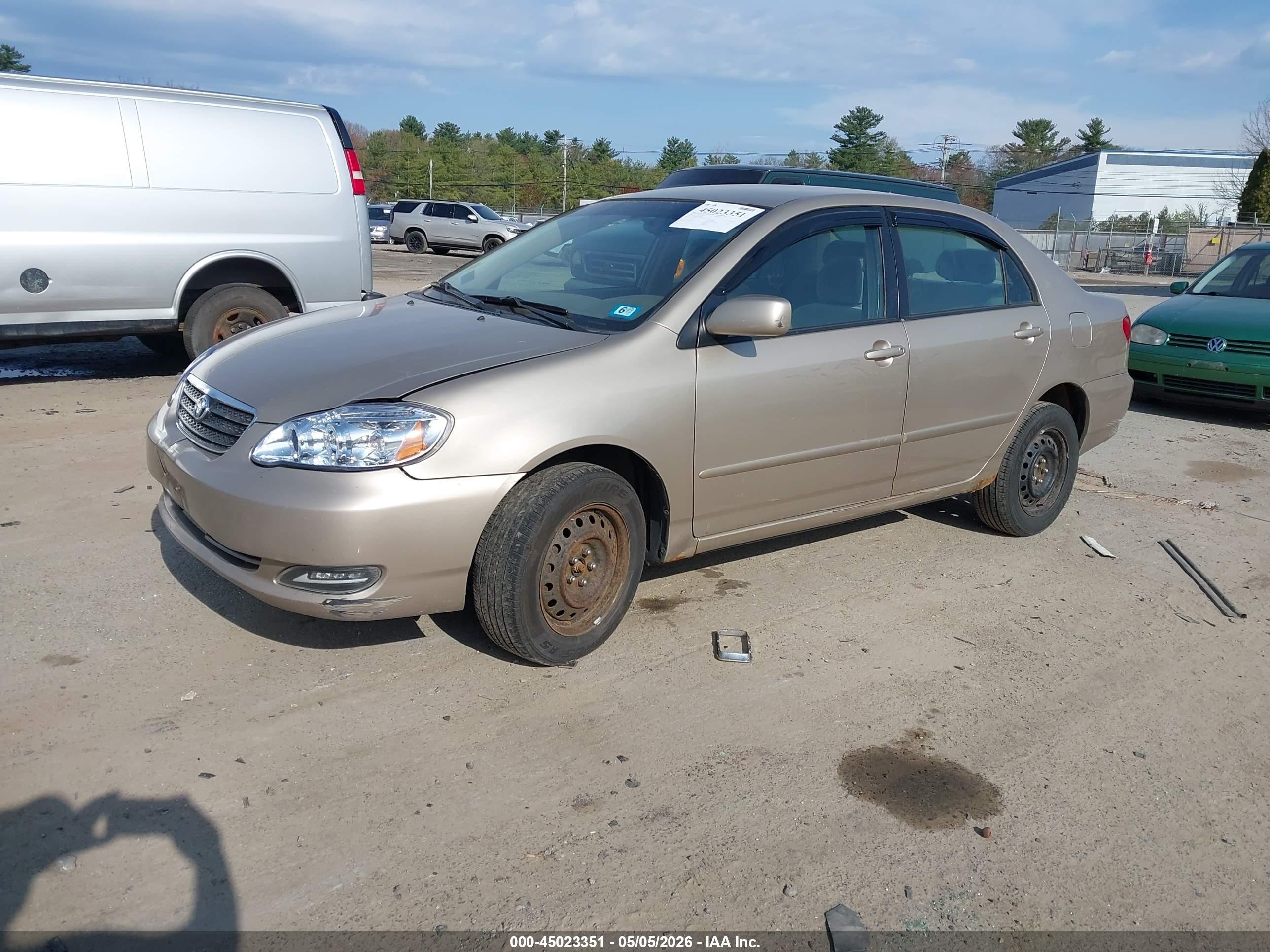2007 Toyota Corolla Le Gold vin: 2T1BR32E97C723905