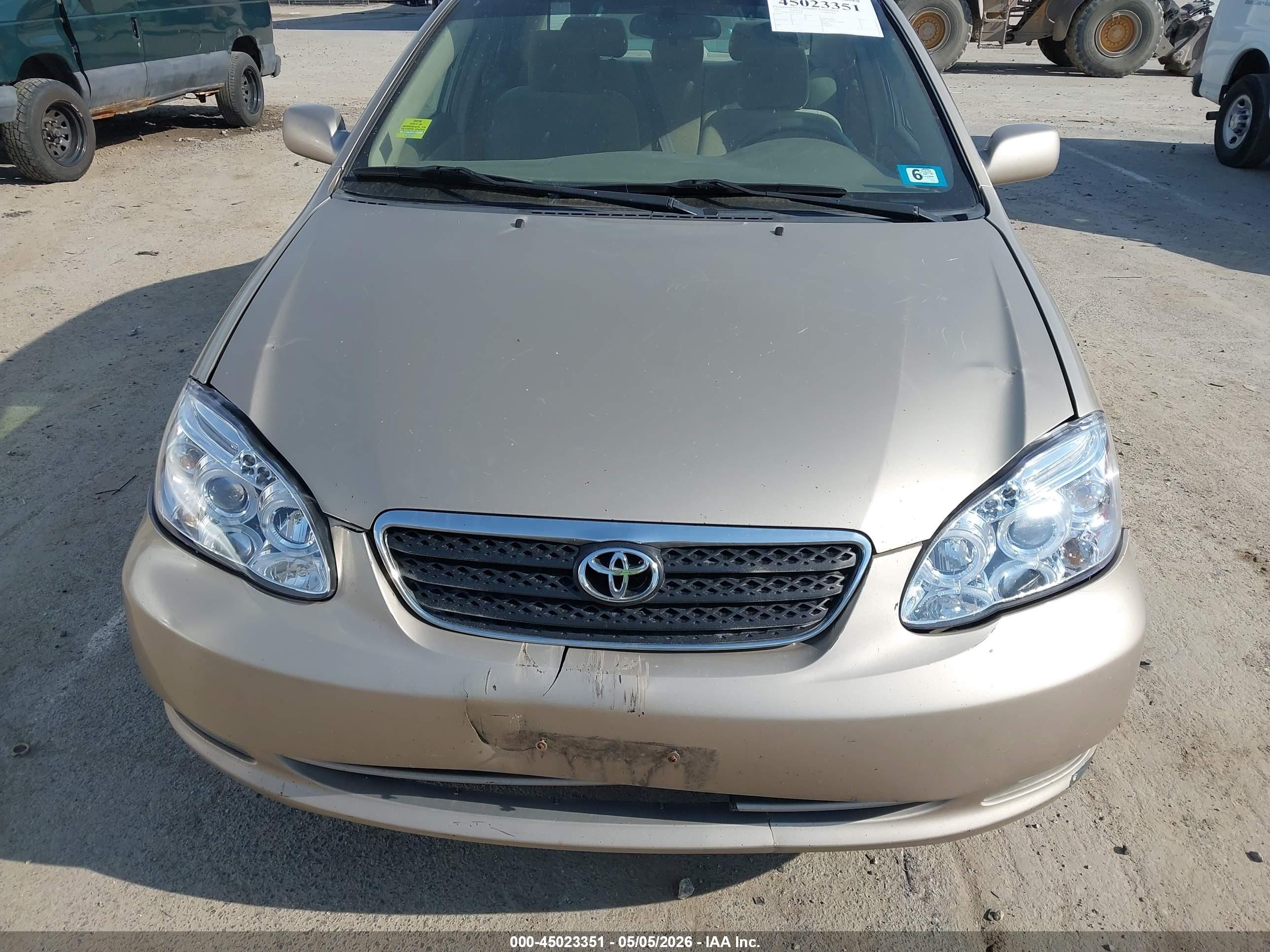 2007 Toyota Corolla Le Gold vin: 2T1BR32E97C723905
