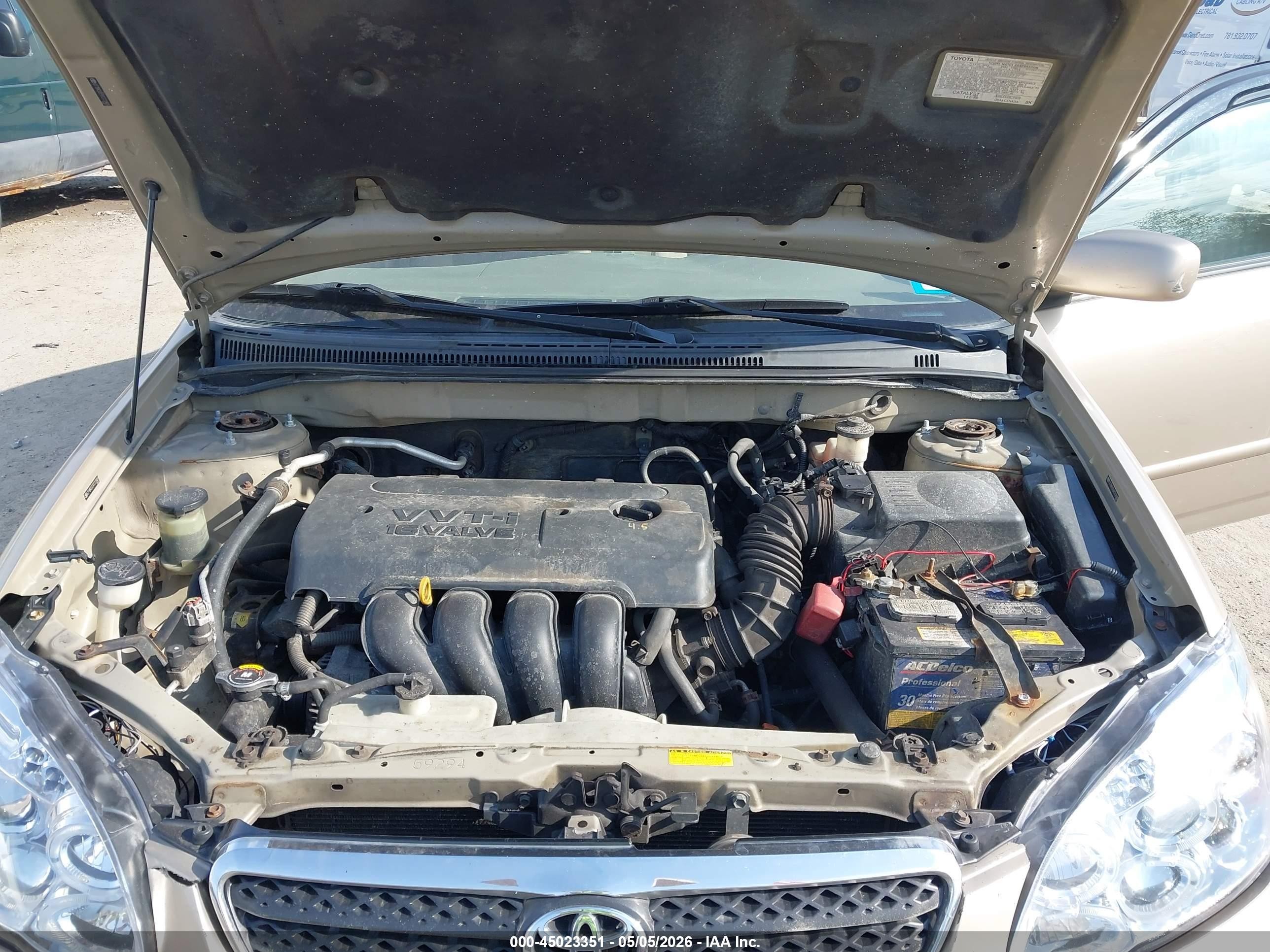 2007 Toyota Corolla Le Gold vin: 2T1BR32E97C723905